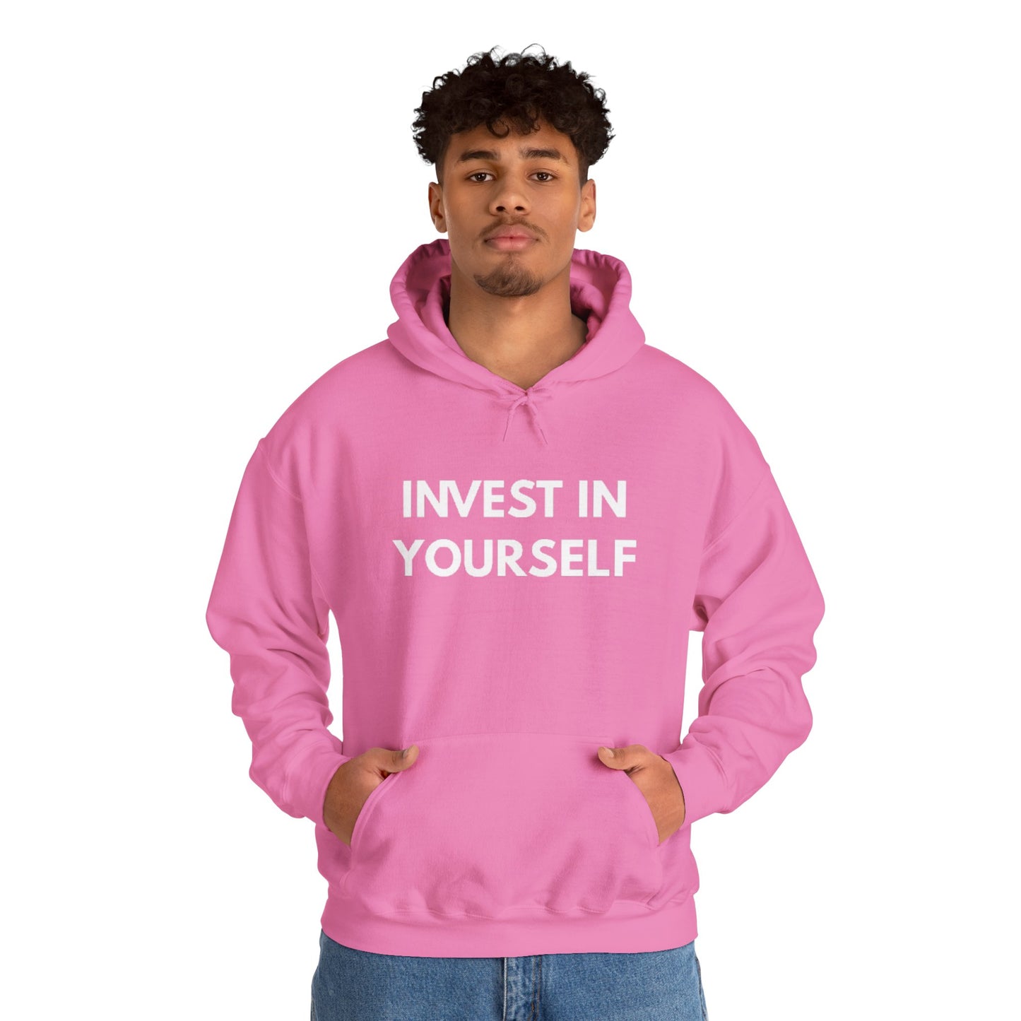Invest In Yourself Hoodie, Motivational Sweatshirt for Self-Care, Unisex Comfortable Hoodie, Gift for Friends, Cozy Everyday Wear