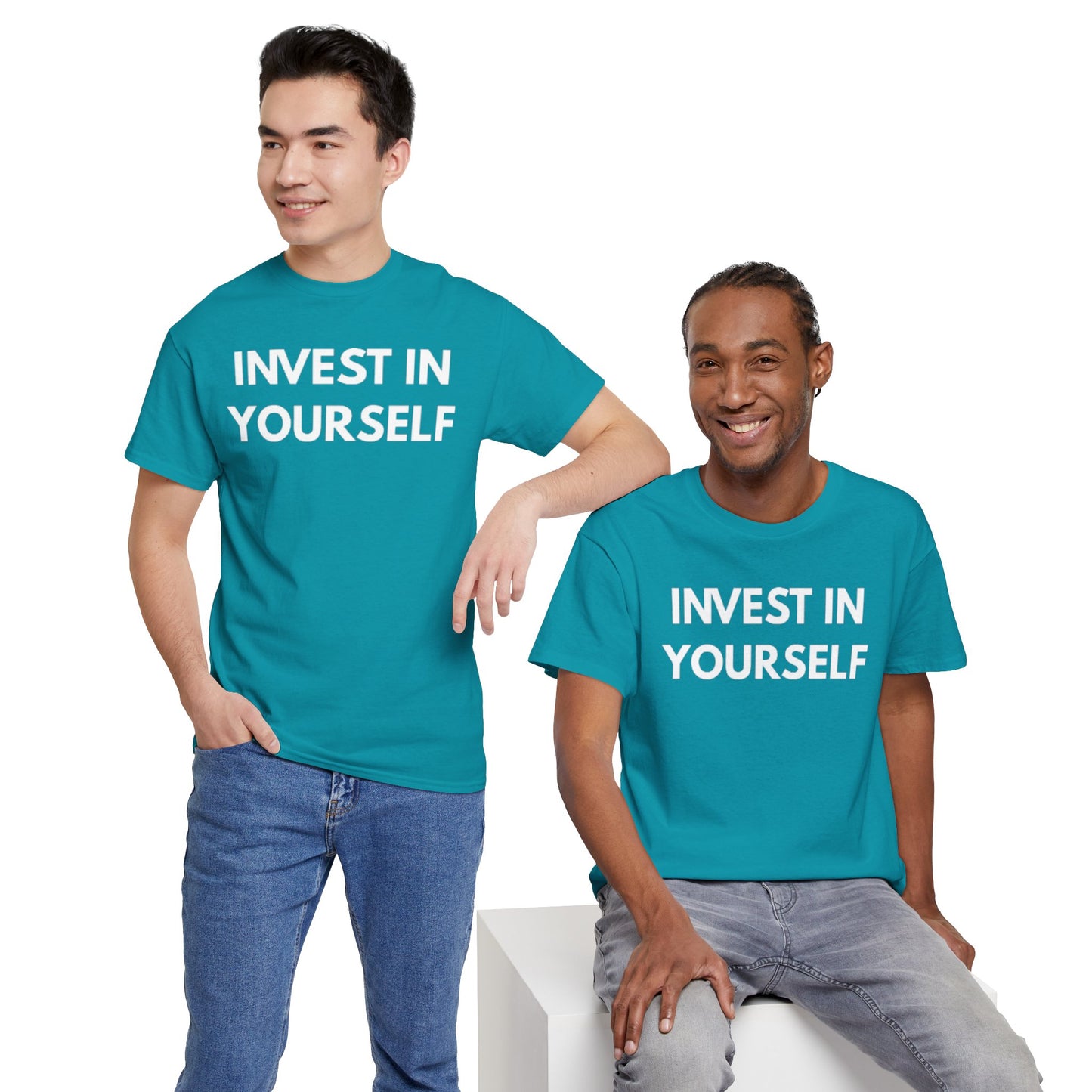 Empowering Message Tee - Invest in Yourself, Motivational Shirt, Unisex Cotton Tee, Gift for Entrepreneurs, Self-Care Apparel, Daily [...]
