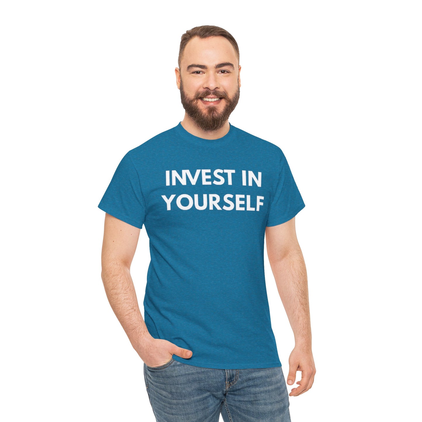 Empowering Message Tee - Invest in Yourself, Motivational Shirt, Unisex Cotton Tee, Gift for Entrepreneurs, Self-Care Apparel, Daily [...]
