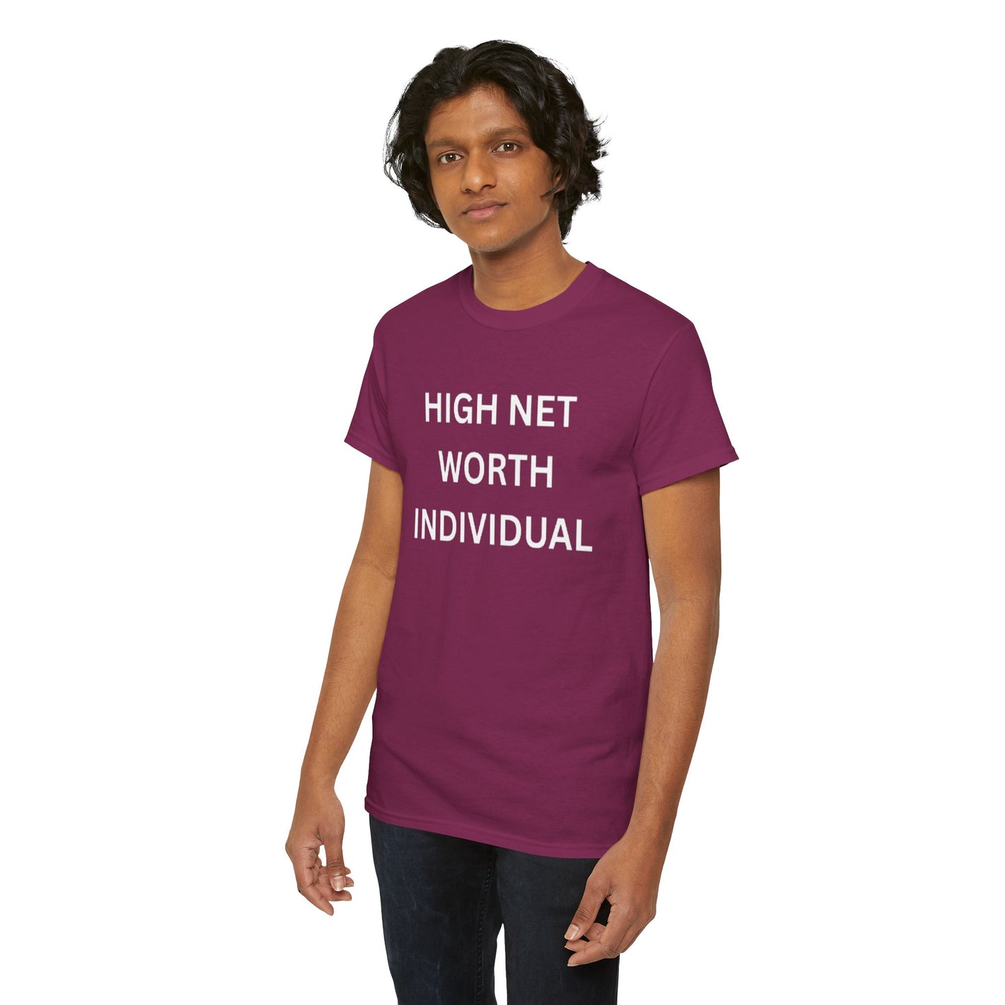 High Net Worth Individual Tee, Funny T-Shirt, Gift for Wealthy Friends, Casual Wear, Everyday Humor Shirt, Budget Friendly Style