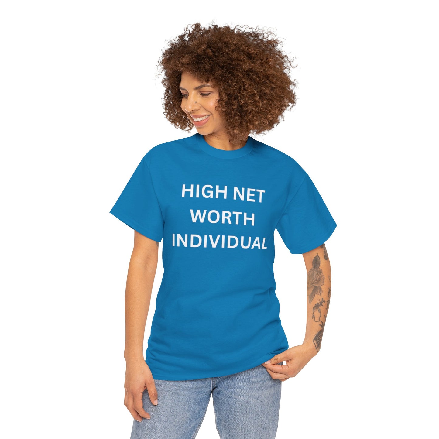 High Net Worth Individual Tee, Funny T-Shirt, Gift for Wealthy Friends, Casual Wear, Everyday Humor Shirt, Budget Friendly Style