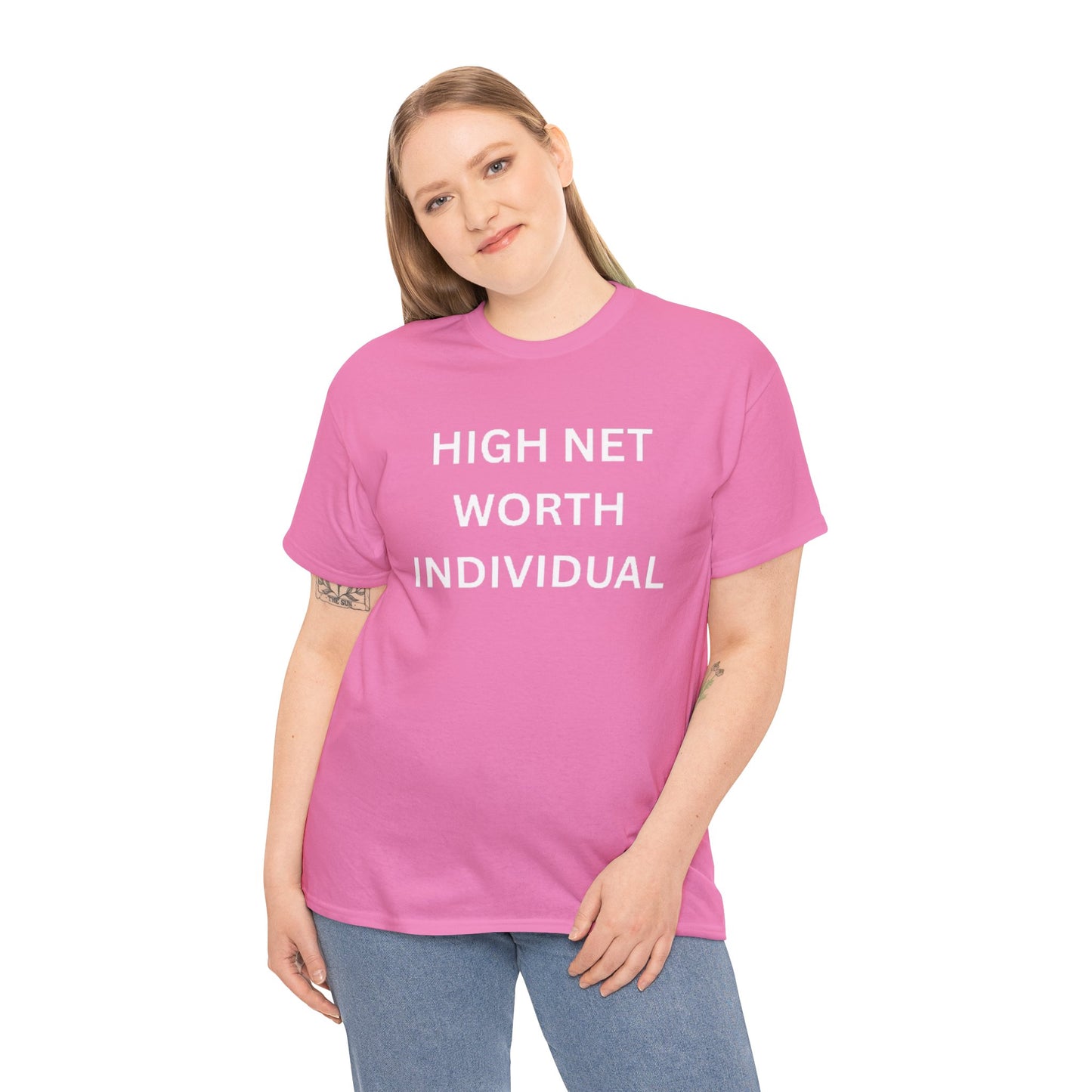 High Net Worth Individual Tee, Funny T-Shirt, Gift for Wealthy Friends, Casual Wear, Everyday Humor Shirt, Budget Friendly Style