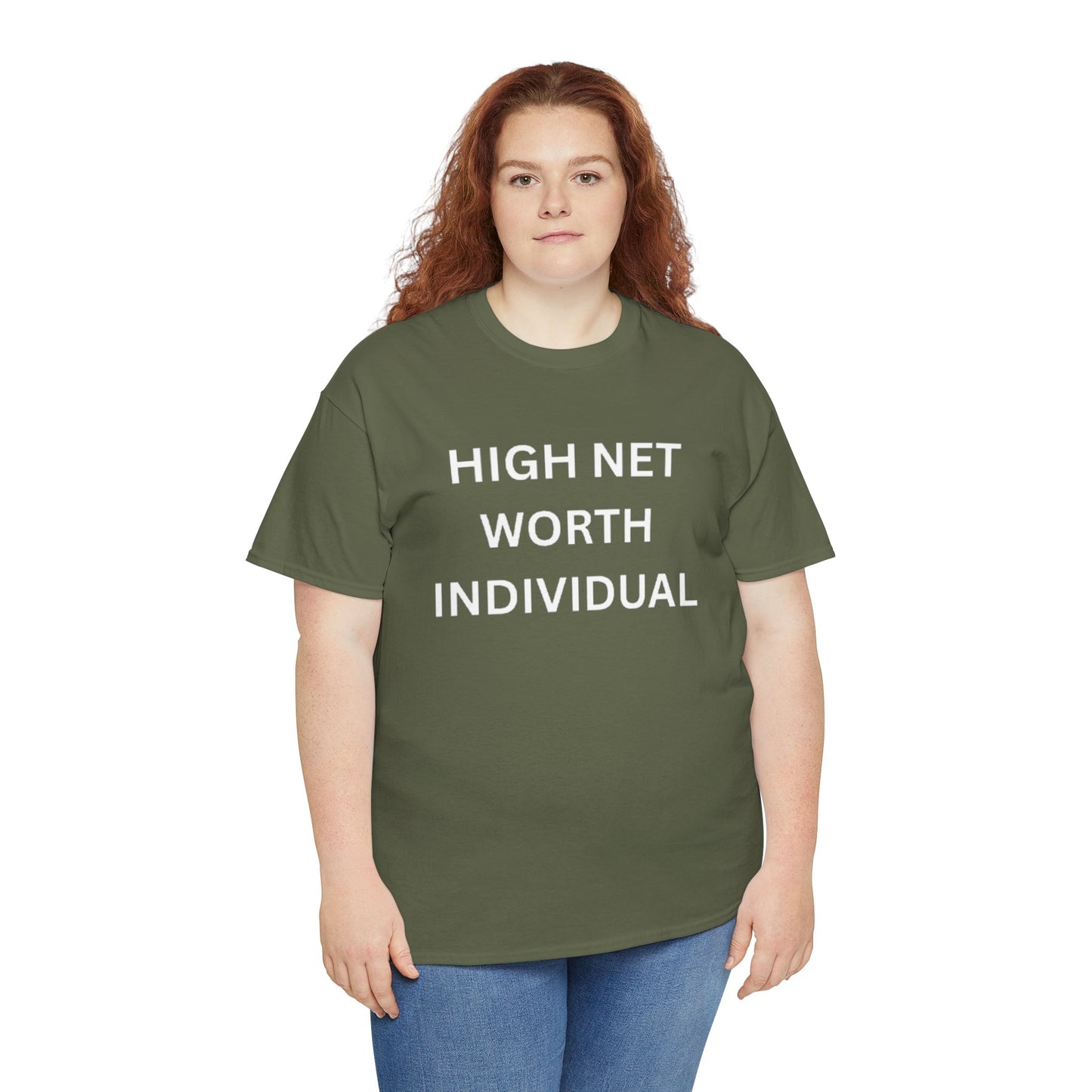 High Net Worth Individual Tee, Funny T-Shirt, Gift for Wealthy Friends, Casual Wear, Everyday Humor Shirt, Budget Friendly Style