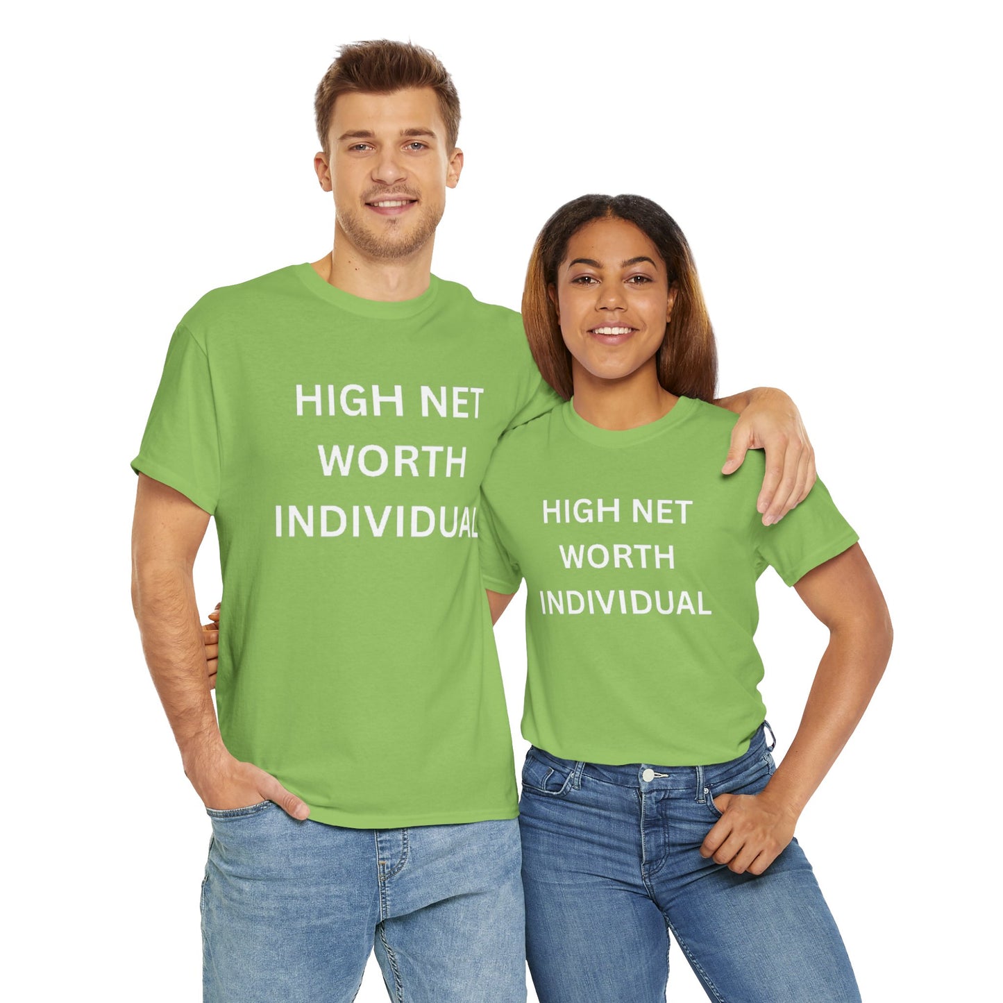 High Net Worth Individual Tee, Funny T-Shirt, Gift for Wealthy Friends, Casual Wear, Everyday Humor Shirt, Budget Friendly Style