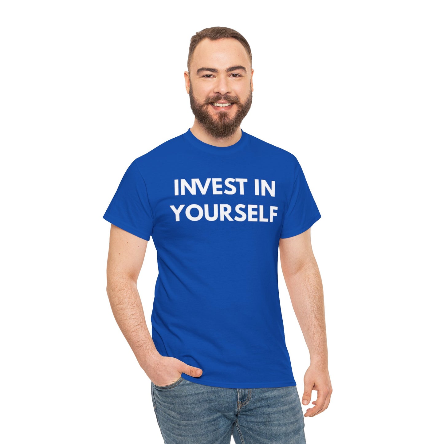 Empowering Message Tee - Invest in Yourself, Motivational Shirt, Unisex Cotton Tee, Gift for Entrepreneurs, Self-Care Apparel, Daily [...]