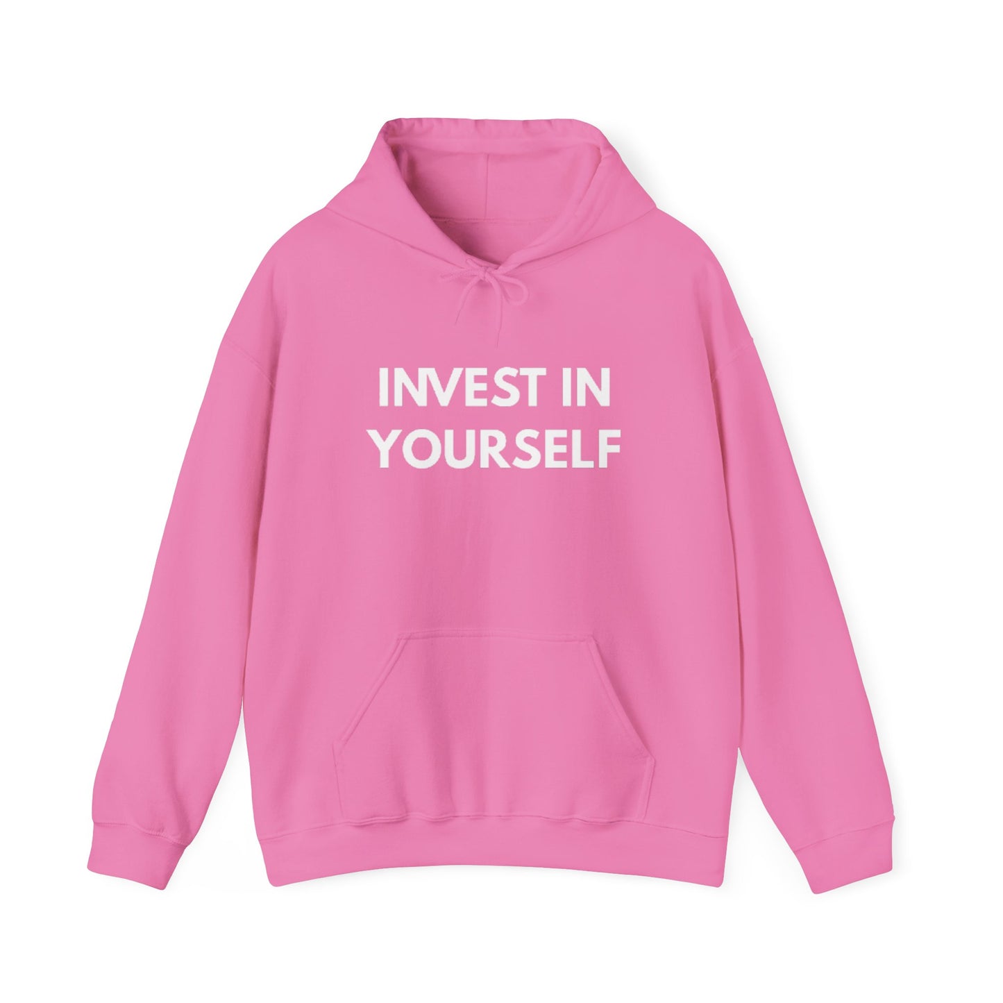 Invest In Yourself Hoodie, Motivational Sweatshirt for Self-Care, Unisex Comfortable Hoodie, Gift for Friends, Cozy Everyday Wear