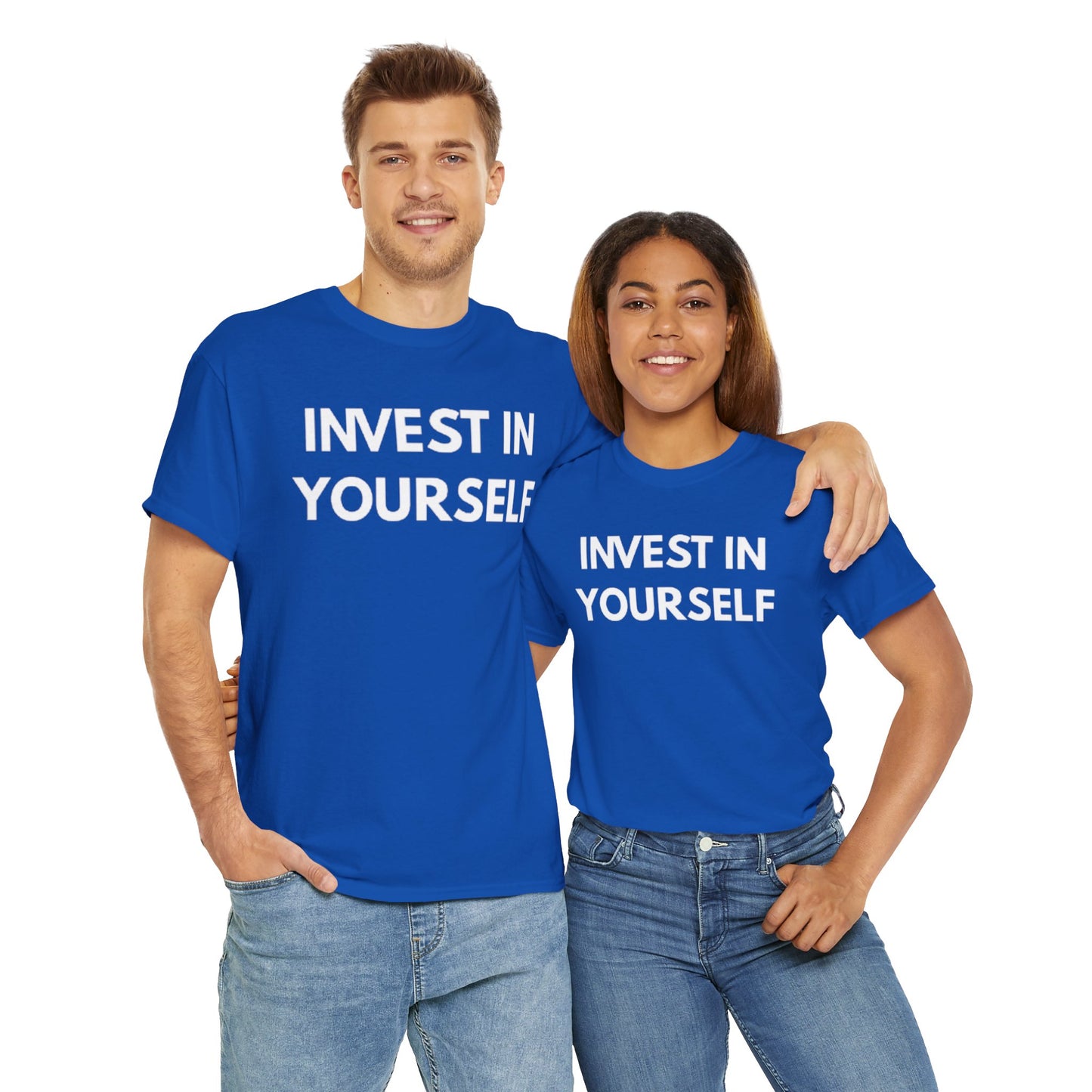Empowering Message Tee - Invest in Yourself, Motivational Shirt, Unisex Cotton Tee, Gift for Entrepreneurs, Self-Care Apparel, Daily [...]