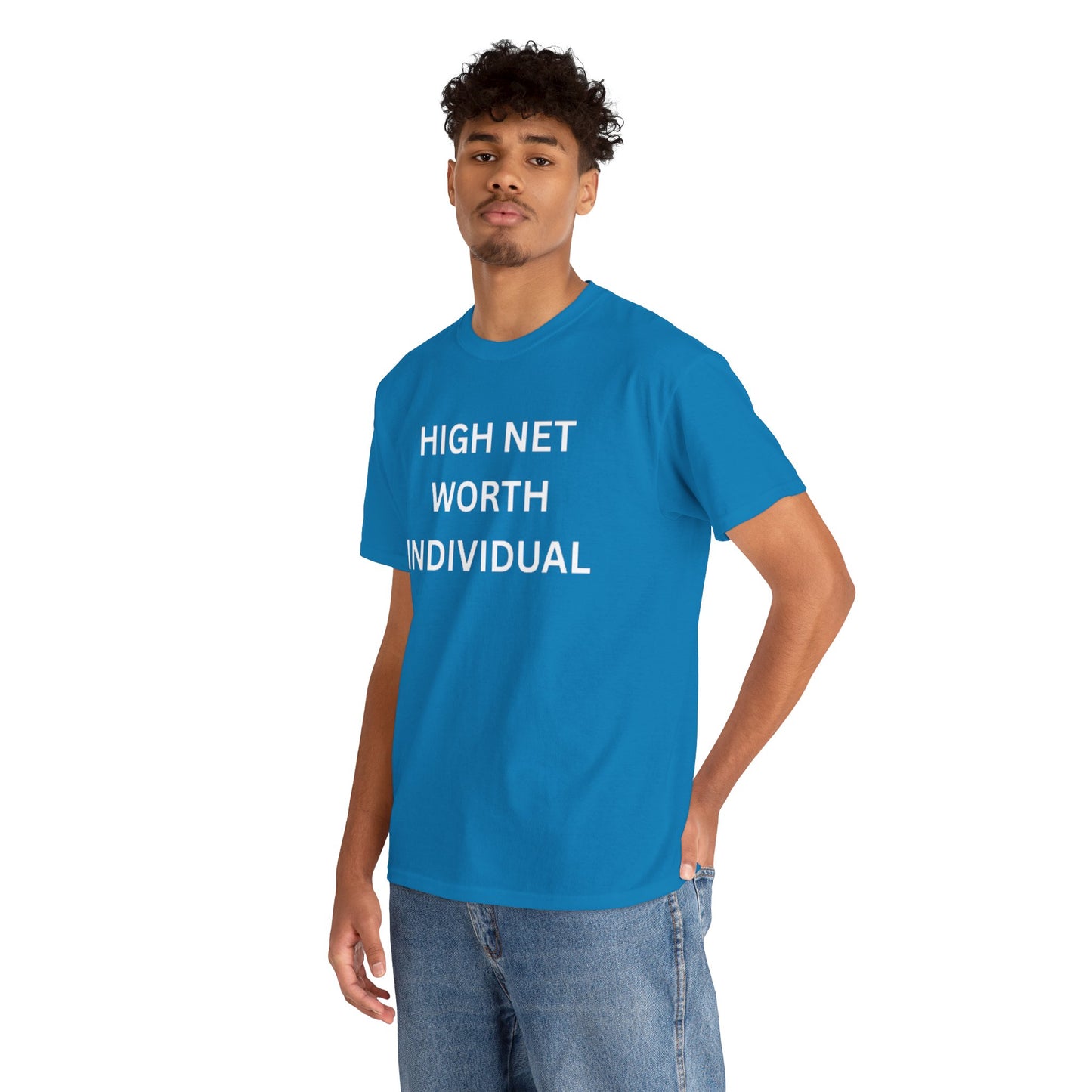 High Net Worth Individual Tee, Funny T-Shirt, Gift for Wealthy Friends, Casual Wear, Everyday Humor Shirt, Budget Friendly Style