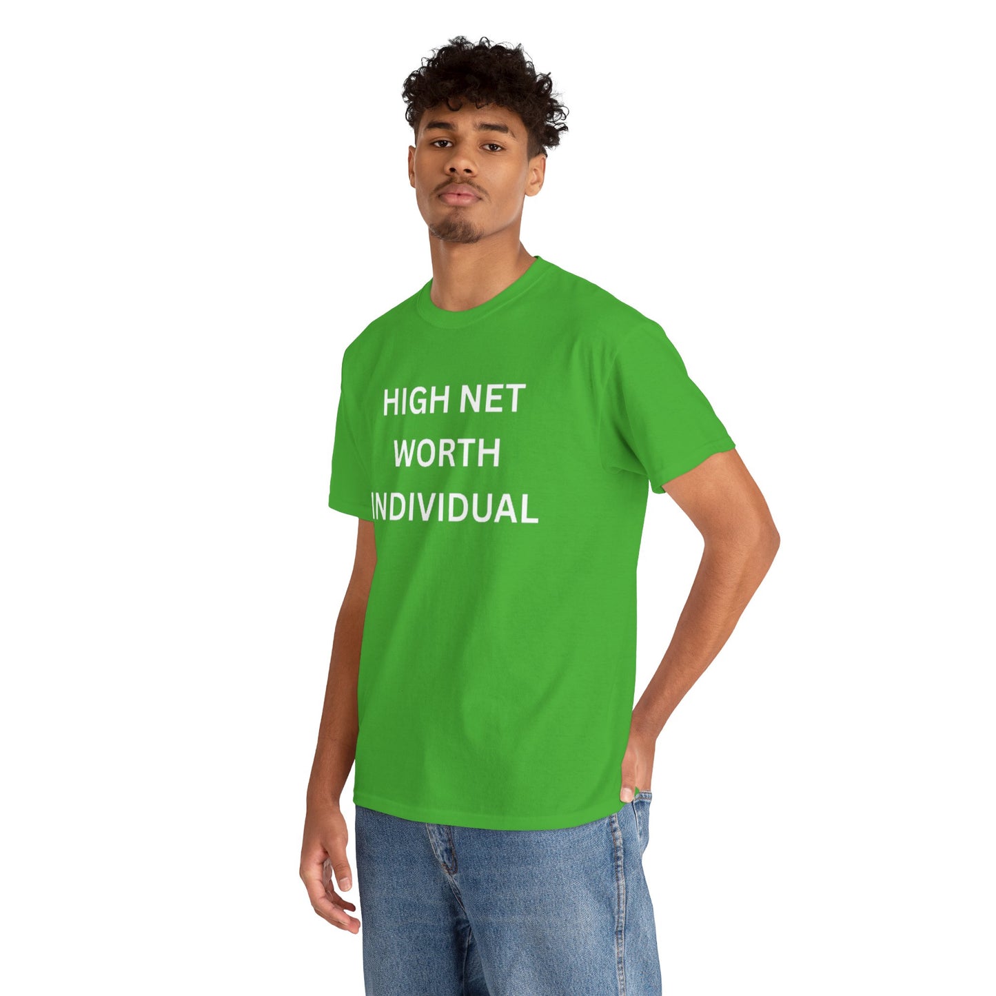 High Net Worth Individual Tee, Funny T-Shirt, Gift for Wealthy Friends, Casual Wear, Everyday Humor Shirt, Budget Friendly Style