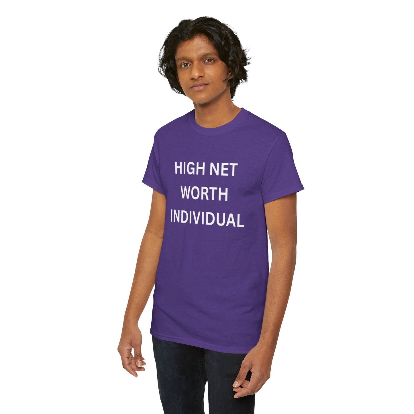 High Net Worth Individual Tee, Funny T-Shirt, Gift for Wealthy Friends, Casual Wear, Everyday Humor Shirt, Budget Friendly Style