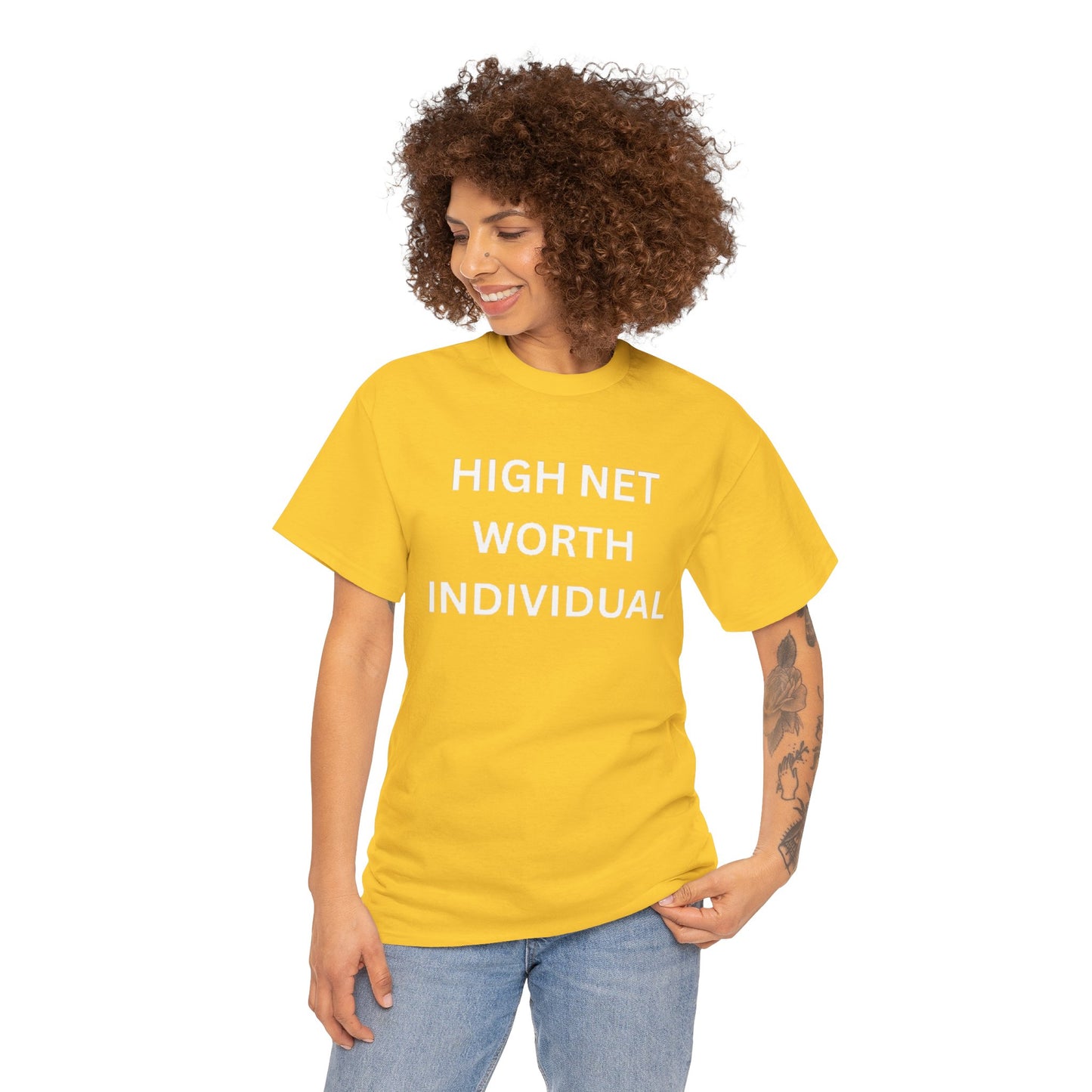 High Net Worth Individual Tee, Funny T-Shirt, Gift for Wealthy Friends, Casual Wear, Everyday Humor Shirt, Budget Friendly Style