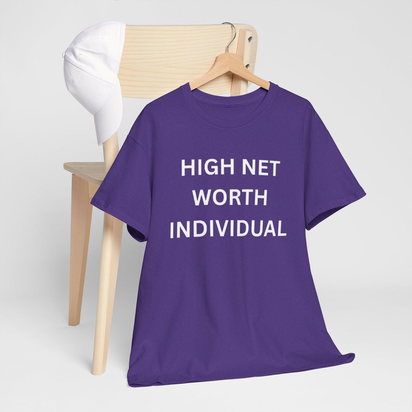 High Net Worth Individual Tee, Funny T-Shirt, Gift for Wealthy Friends, Casual Wear, Everyday Humor Shirt, Budget Friendly Style