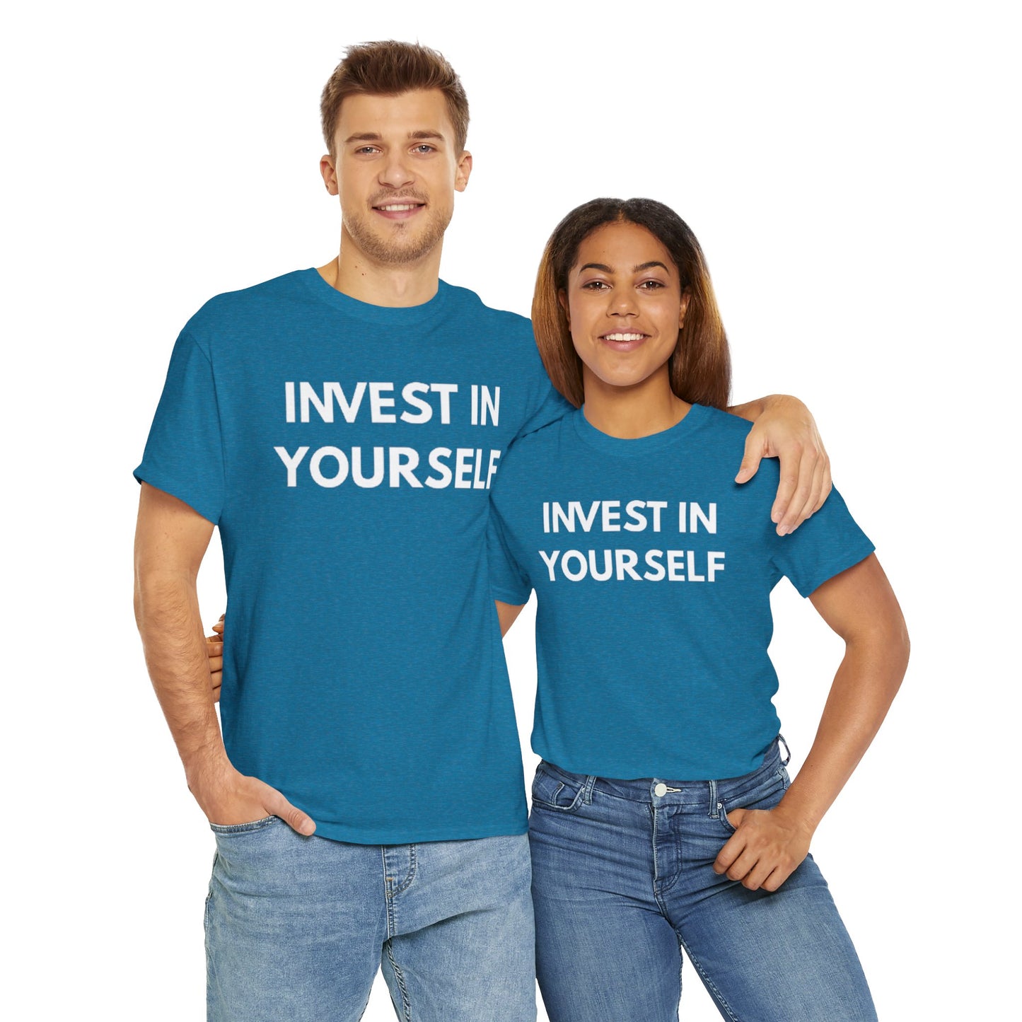 Empowering Message Tee - Invest in Yourself, Motivational Shirt, Unisex Cotton Tee, Gift for Entrepreneurs, Self-Care Apparel, Daily [...]