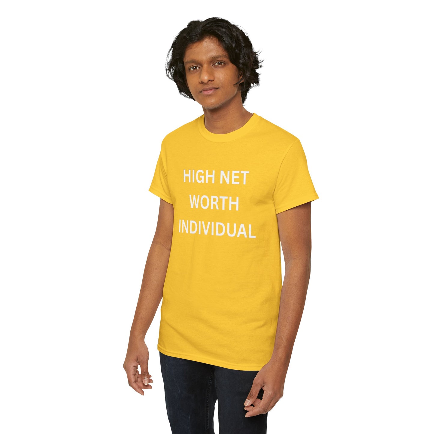 High Net Worth Individual Tee, Funny T-Shirt, Gift for Wealthy Friends, Casual Wear, Everyday Humor Shirt, Budget Friendly Style