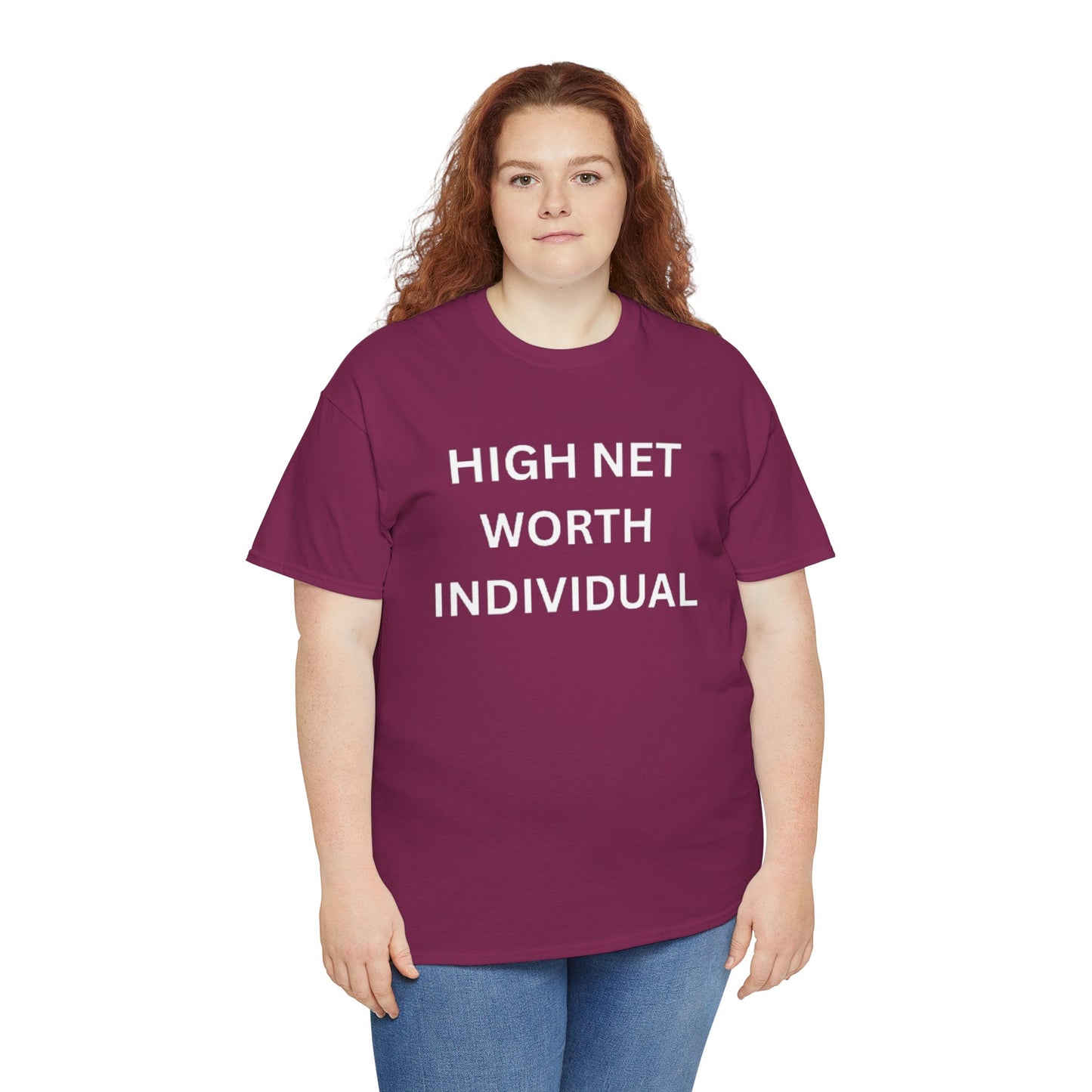 High Net Worth Individual Tee, Funny T-Shirt, Gift for Wealthy Friends, Casual Wear, Everyday Humor Shirt, Budget Friendly Style