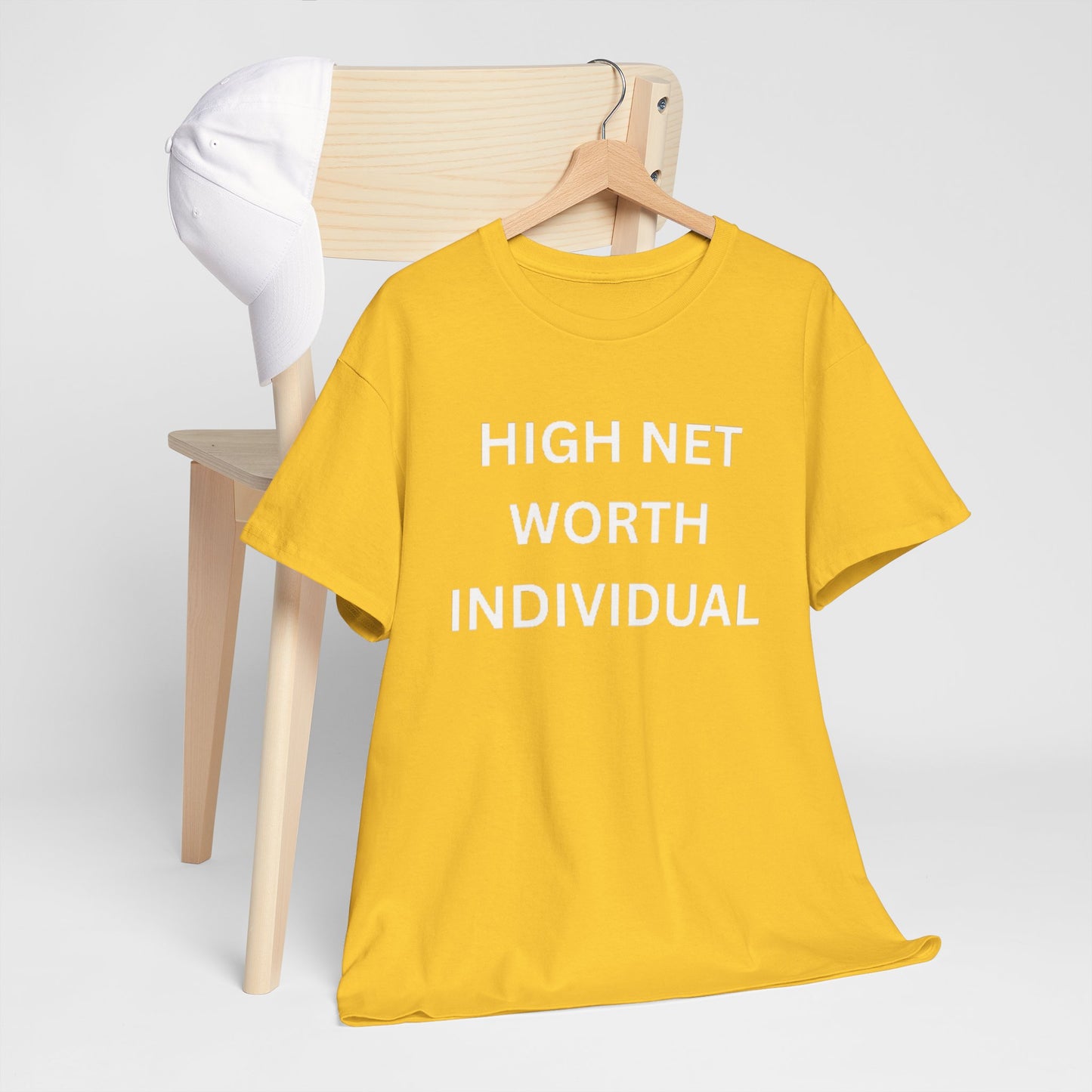 High Net Worth Individual Tee, Funny T-Shirt, Gift for Wealthy Friends, Casual Wear, Everyday Humor Shirt, Budget Friendly Style