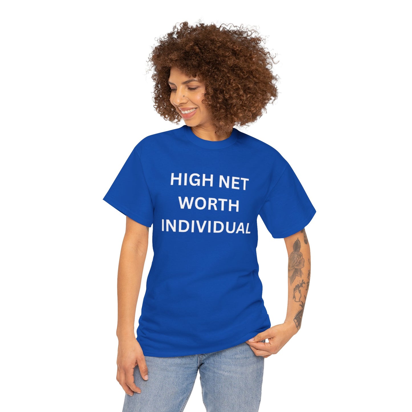 High Net Worth Individual Tee, Funny T-Shirt, Gift for Wealthy Friends, Casual Wear, Everyday Humor Shirt, Budget Friendly Style