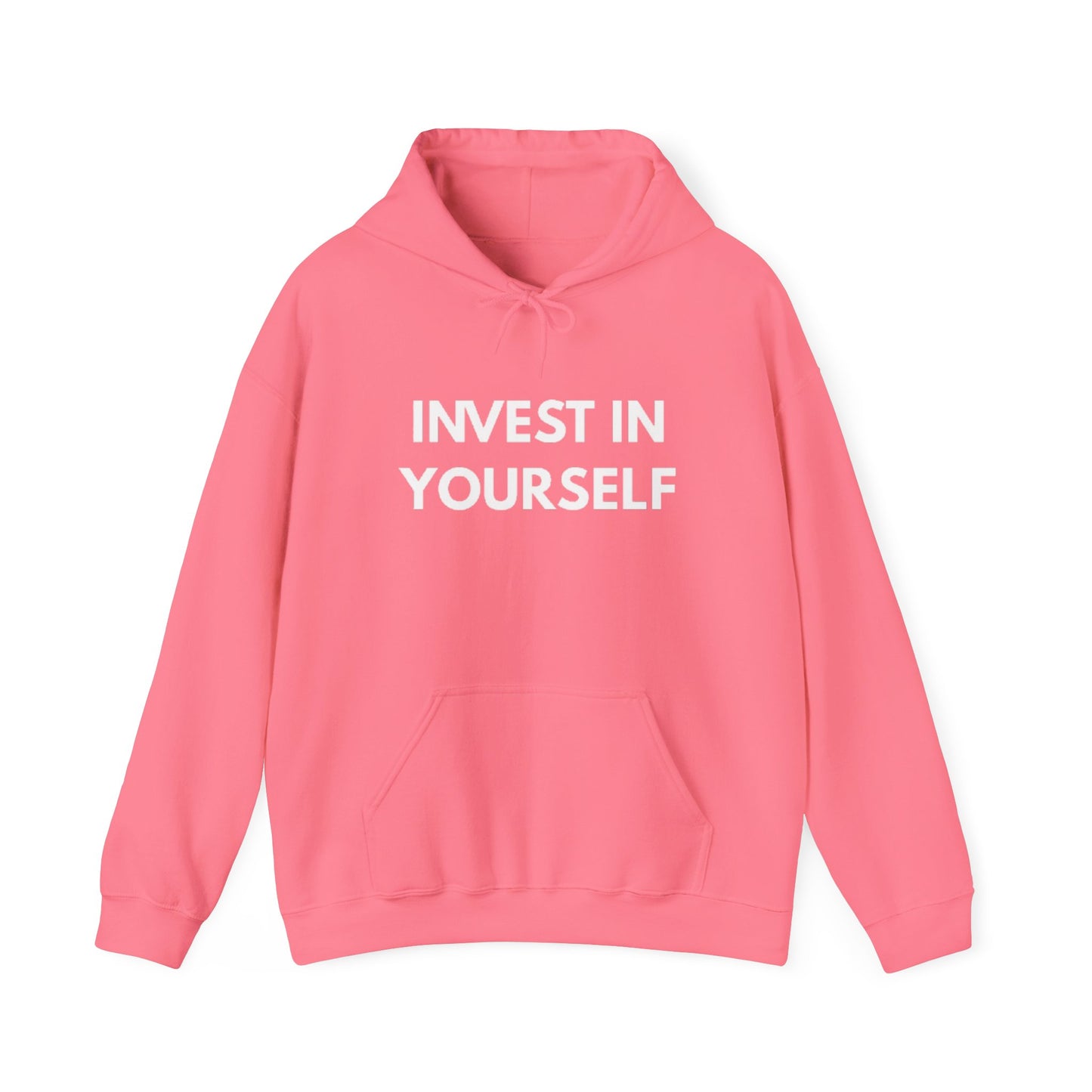 Invest In Yourself Hoodie, Motivational Sweatshirt for Self-Care, Unisex Comfortable Hoodie, Gift for Friends, Cozy Everyday Wear