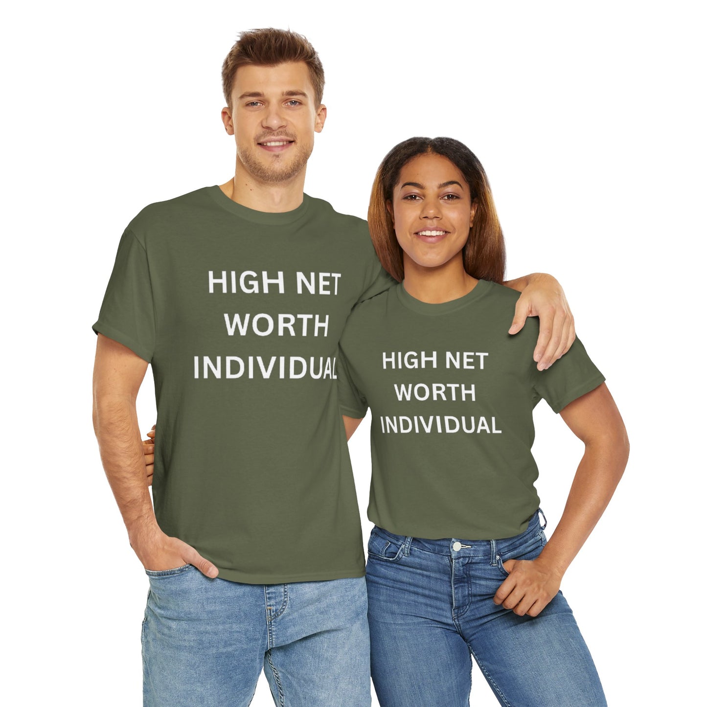 High Net Worth Individual Tee, Funny T-Shirt, Gift for Wealthy Friends, Casual Wear, Everyday Humor Shirt, Budget Friendly Style