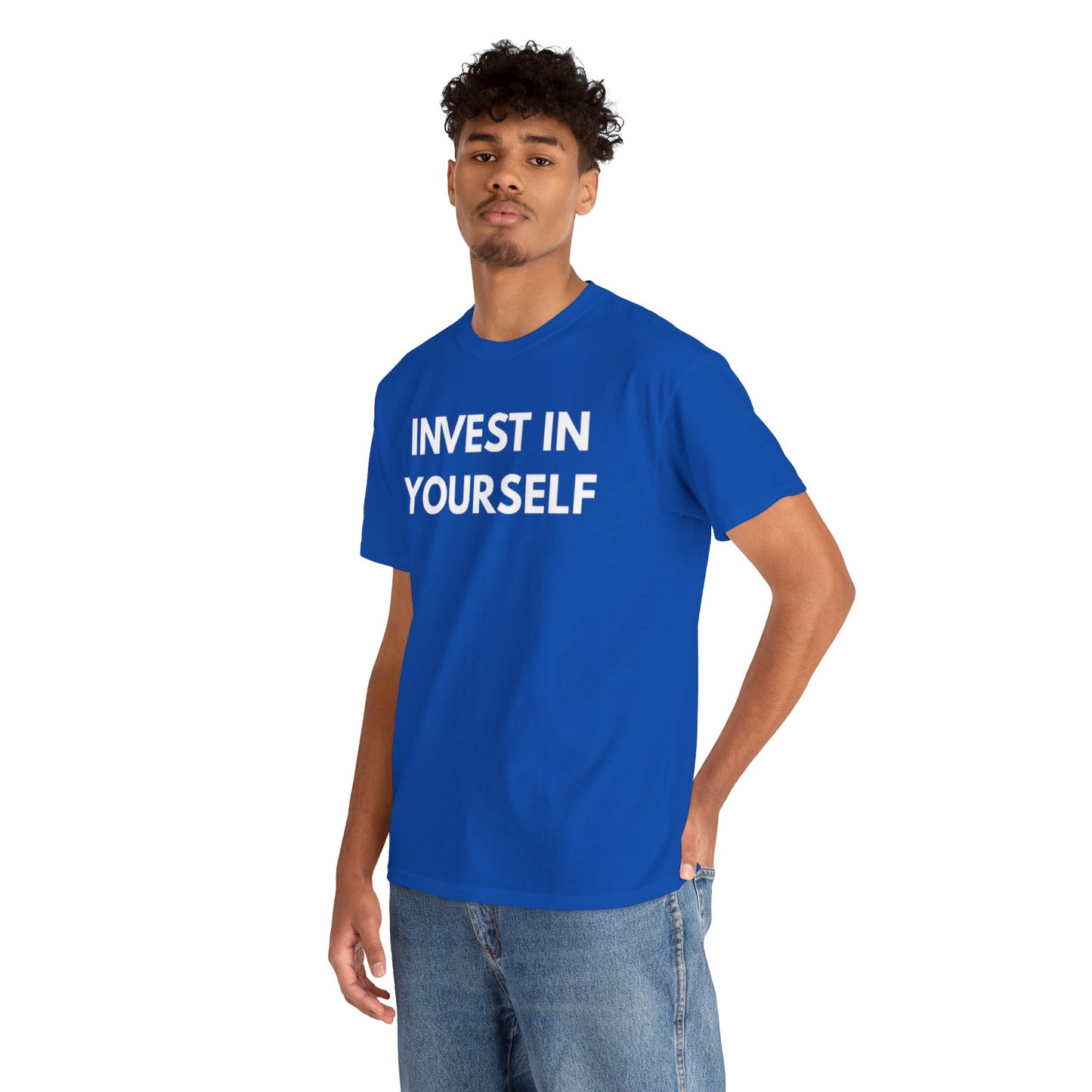 Empowering Message Tee - Invest in Yourself, Motivational Shirt, Unisex Cotton Tee, Gift for Entrepreneurs, Self-Care Apparel, Daily [...]