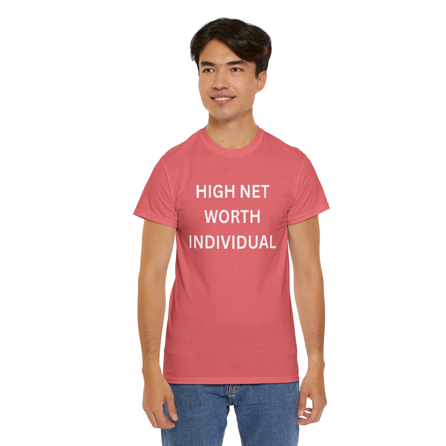 High Net Worth Individual Tee, Funny T-Shirt, Gift for Wealthy Friends, Casual Wear, Everyday Humor Shirt, Budget Friendly Style