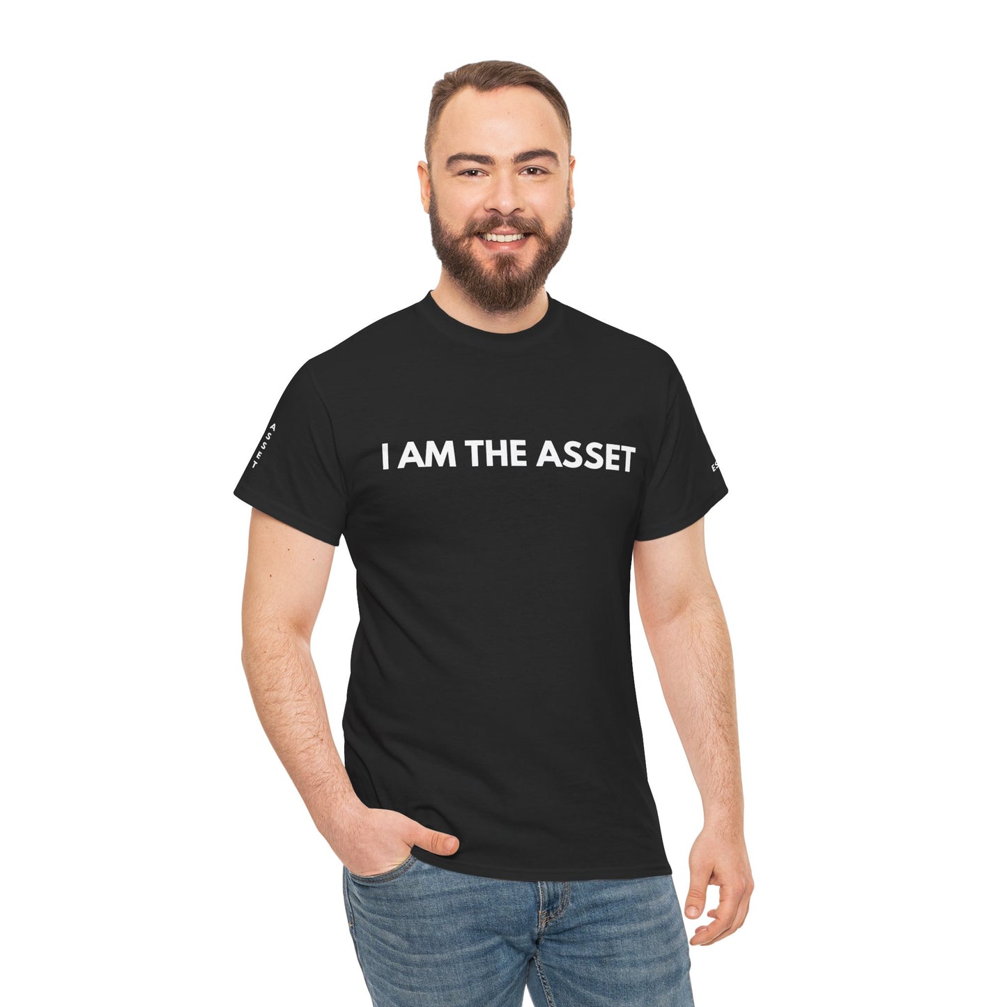 Empowering Statement Tee - I AM THE ASSET, Unisex Cotton Shirt for Motivation, Gift for Entrepreneurs, Casual Wear