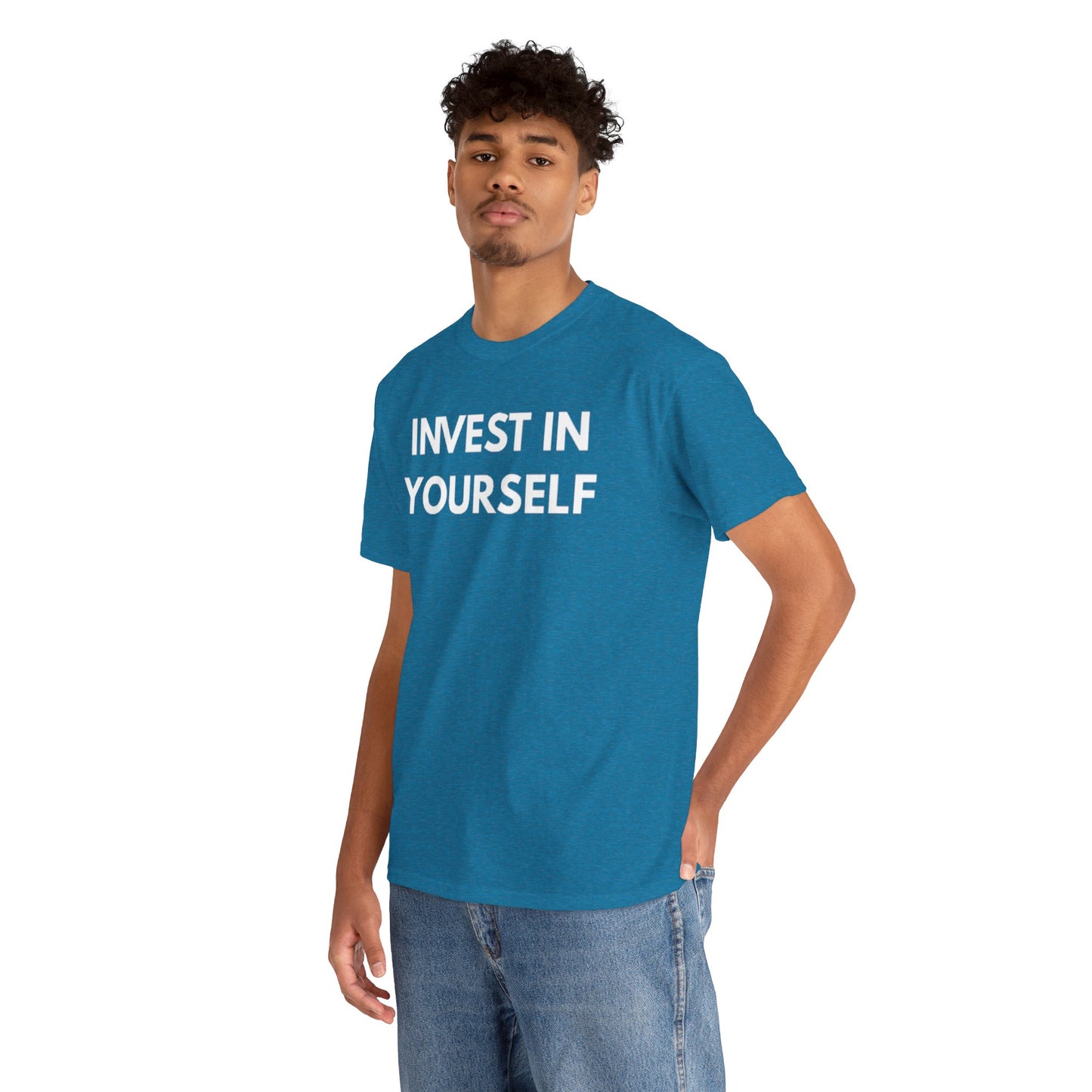Empowering Message Tee - Invest in Yourself, Motivational Shirt, Unisex Cotton Tee, Gift for Entrepreneurs, Self-Care Apparel, Daily [...]