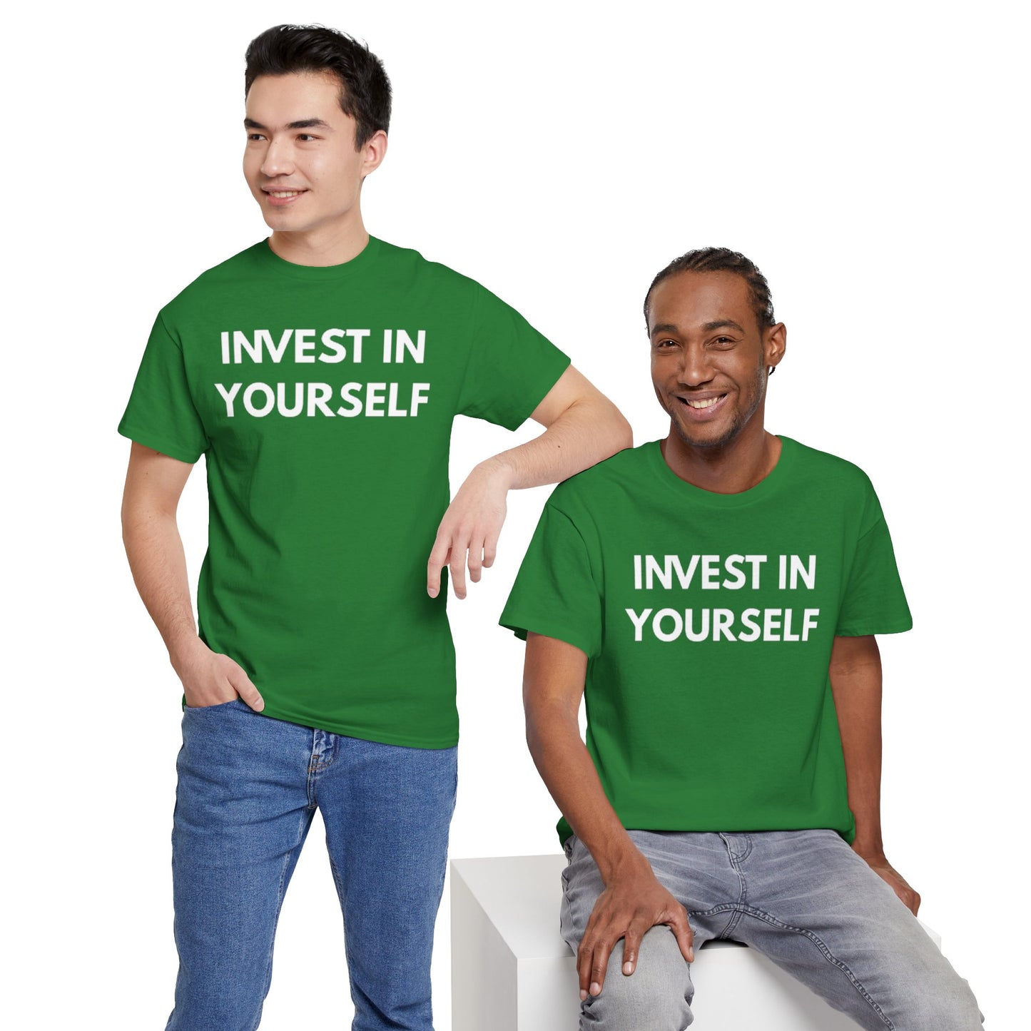 Empowering Message Tee - Invest in Yourself, Motivational Shirt, Unisex Cotton Tee, Gift for Entrepreneurs, Self-Care Apparel, Daily [...]