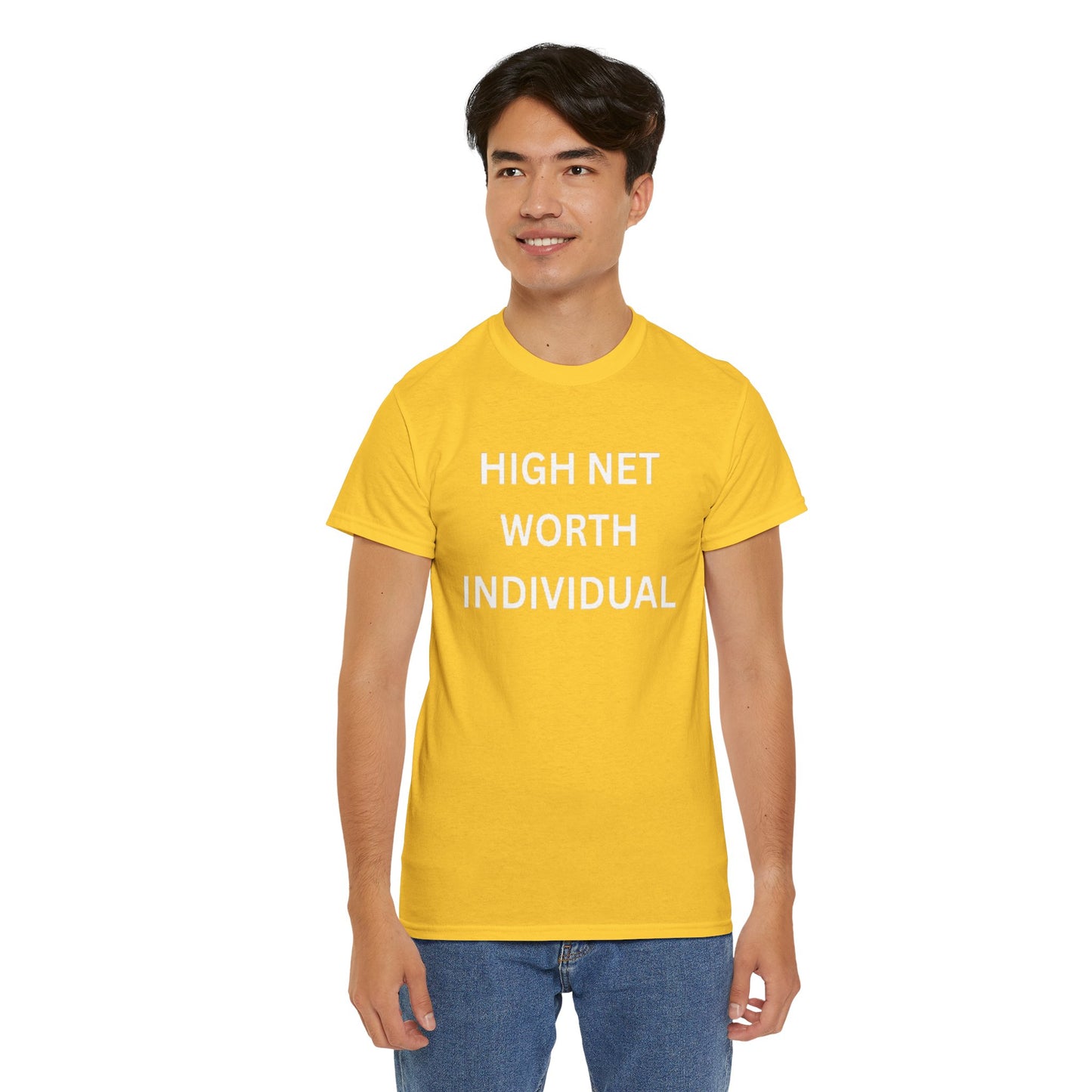 High Net Worth Individual Tee, Funny T-Shirt, Gift for Wealthy Friends, Casual Wear, Everyday Humor Shirt, Budget Friendly Style