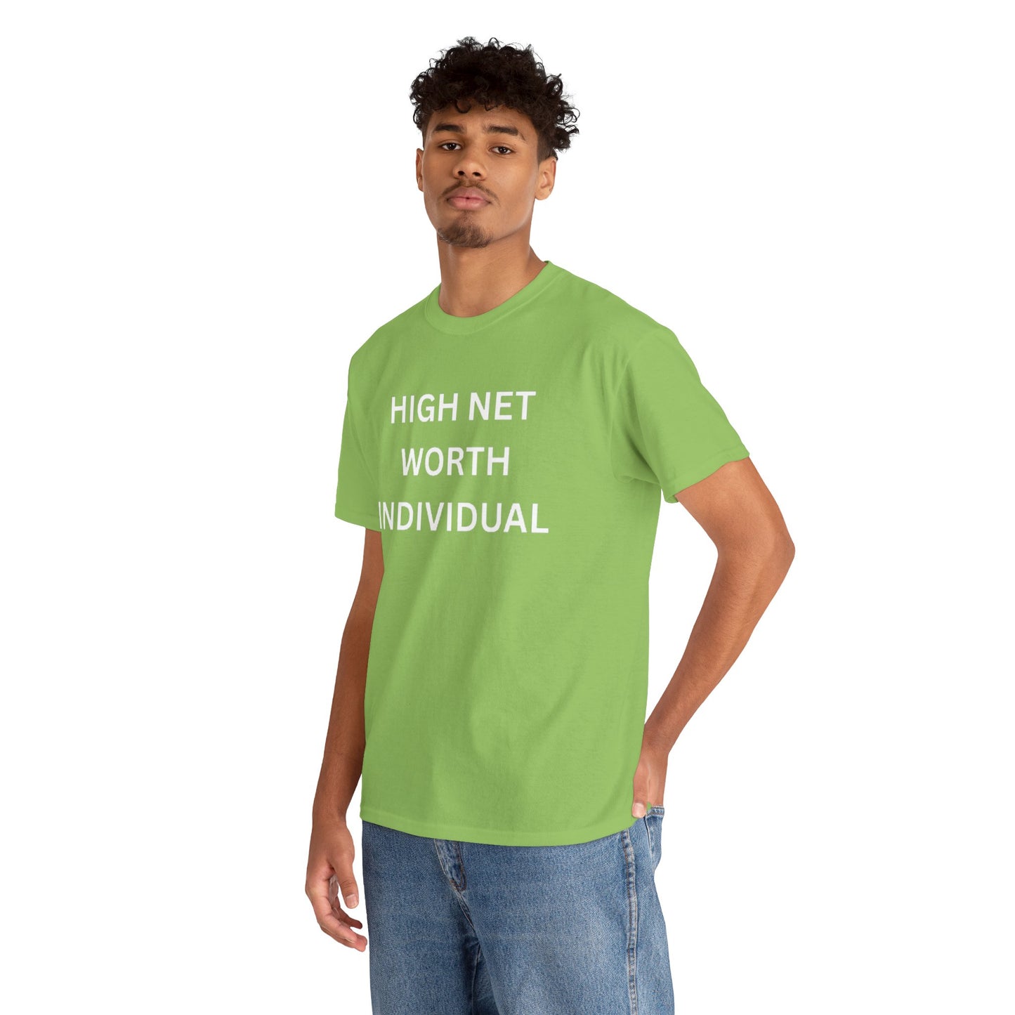 High Net Worth Individual Tee, Funny T-Shirt, Gift for Wealthy Friends, Casual Wear, Everyday Humor Shirt, Budget Friendly Style