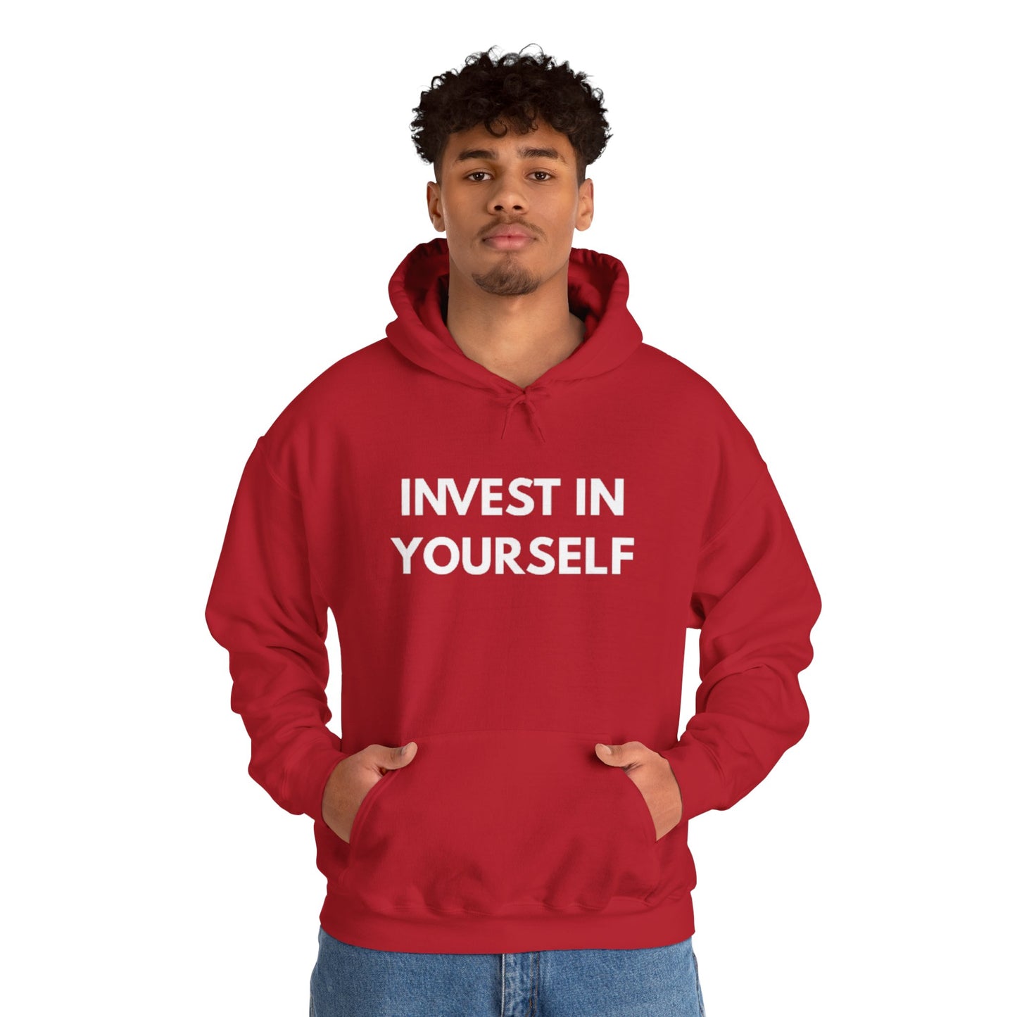 Invest In Yourself Hoodie, Motivational Sweatshirt for Self-Care, Unisex Comfortable Hoodie, Gift for Friends, Cozy Everyday Wear