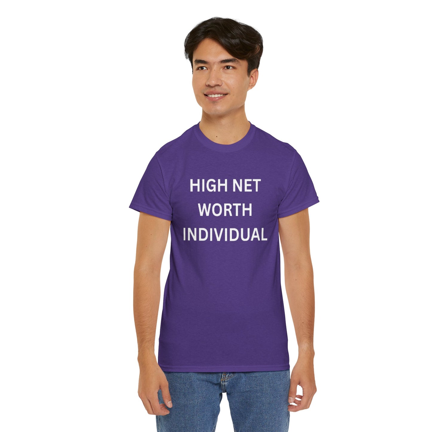 High Net Worth Individual Tee, Funny T-Shirt, Gift for Wealthy Friends, Casual Wear, Everyday Humor Shirt, Budget Friendly Style