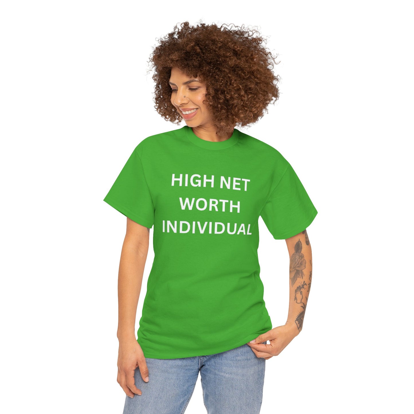 High Net Worth Individual Tee, Funny T-Shirt, Gift for Wealthy Friends, Casual Wear, Everyday Humor Shirt, Budget Friendly Style