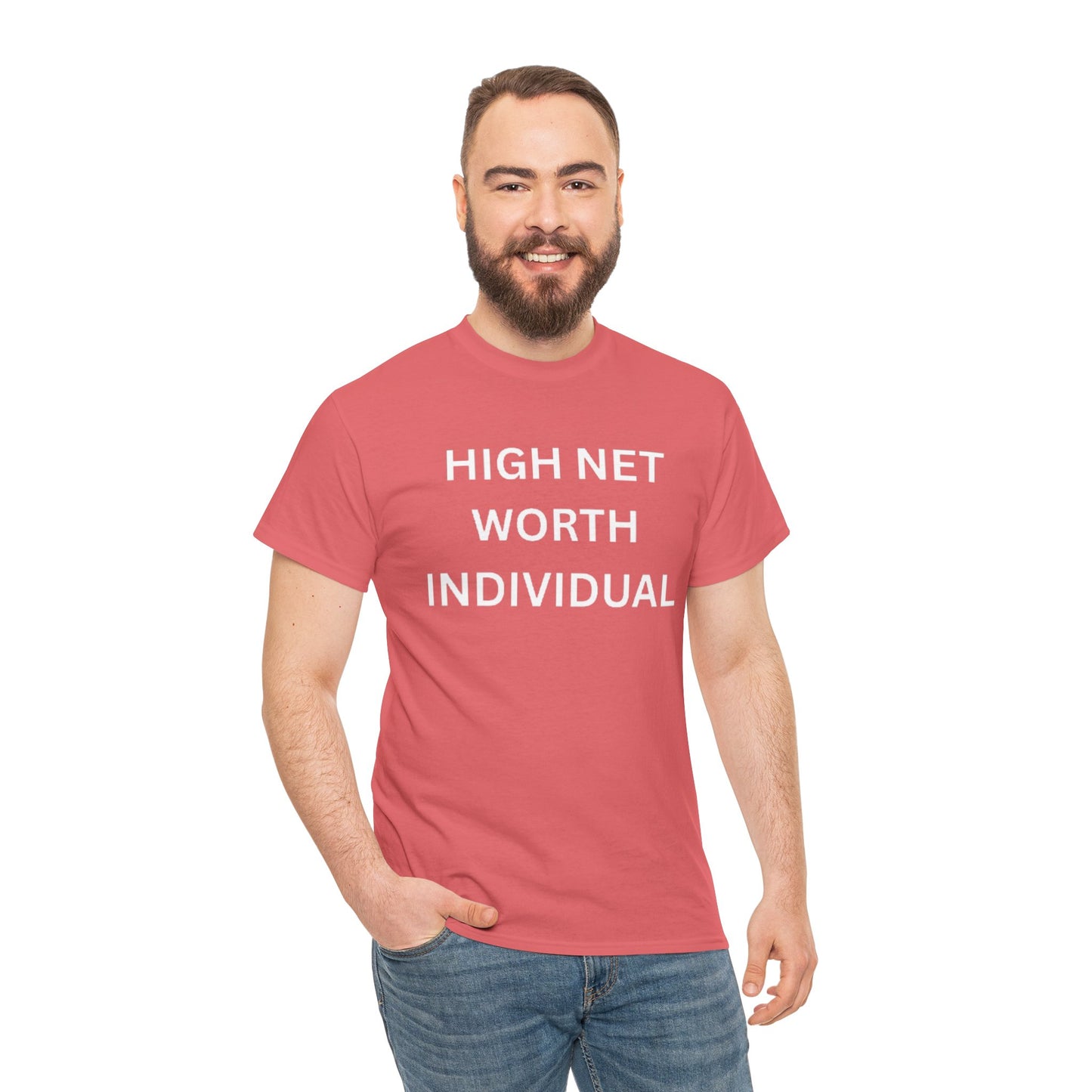 High Net Worth Individual Tee, Funny T-Shirt, Gift for Wealthy Friends, Casual Wear, Everyday Humor Shirt, Budget Friendly Style