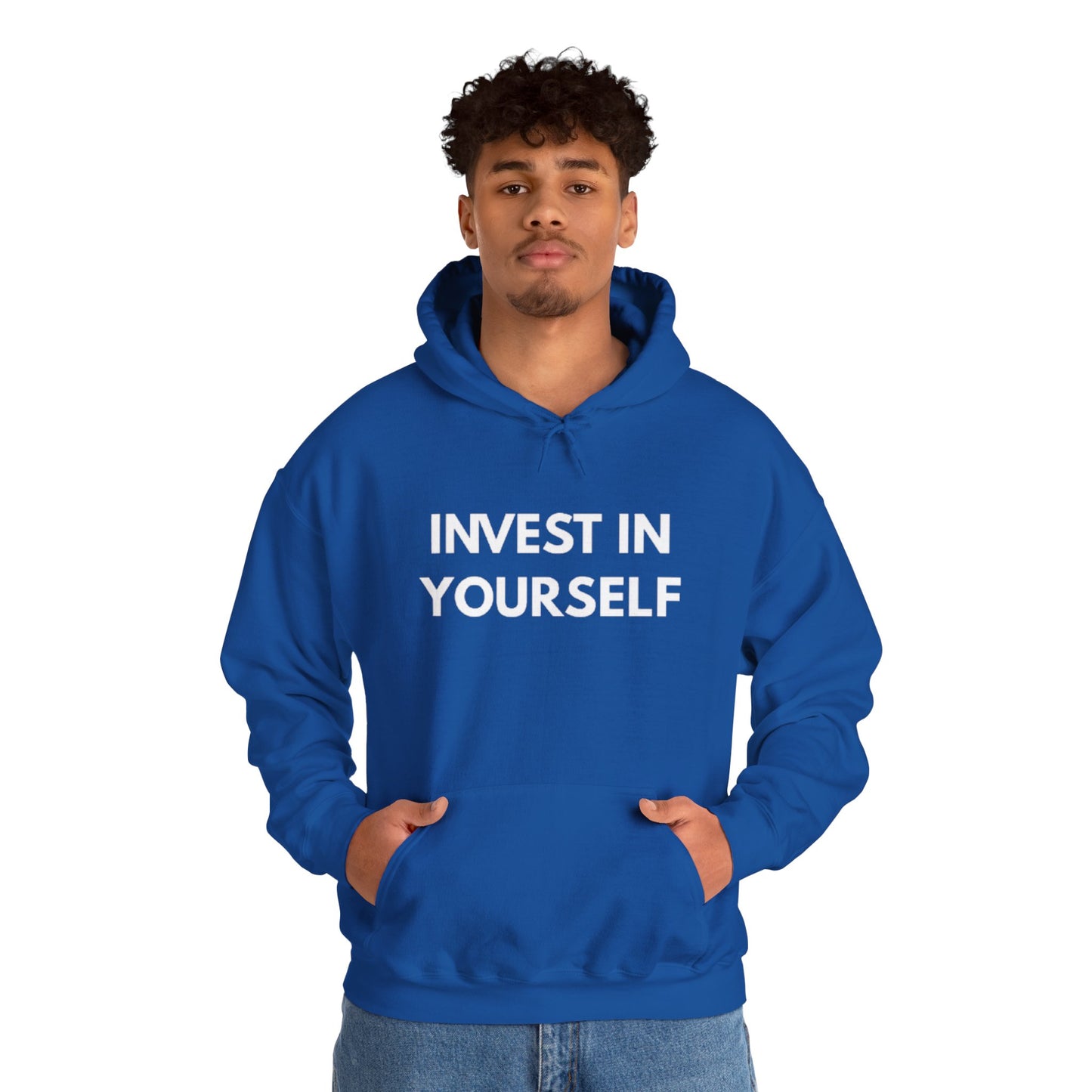 Invest In Yourself Hoodie, Motivational Sweatshirt for Self-Care, Unisex Comfortable Hoodie, Gift for Friends, Cozy Everyday Wear