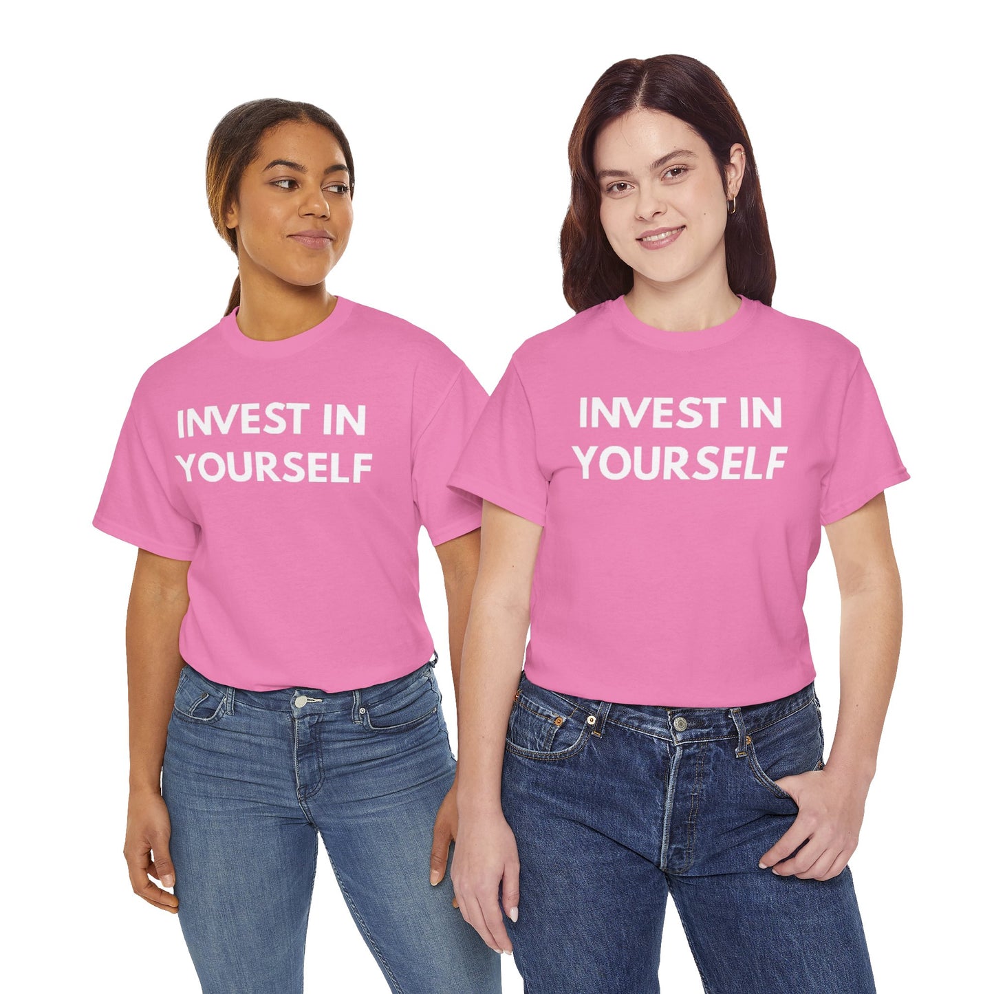 Empowering Message Tee - Invest in Yourself, Motivational Shirt, Unisex Cotton Tee, Gift for Entrepreneurs, Self-Care Apparel, Daily [...]