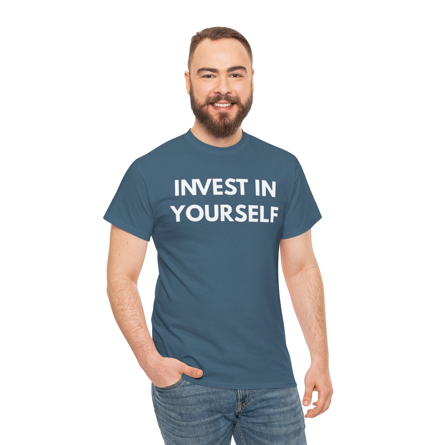 Empowering Message Tee - Invest in Yourself, Motivational Shirt, Unisex Cotton Tee, Gift for Entrepreneurs, Self-Care Apparel, Daily [...]