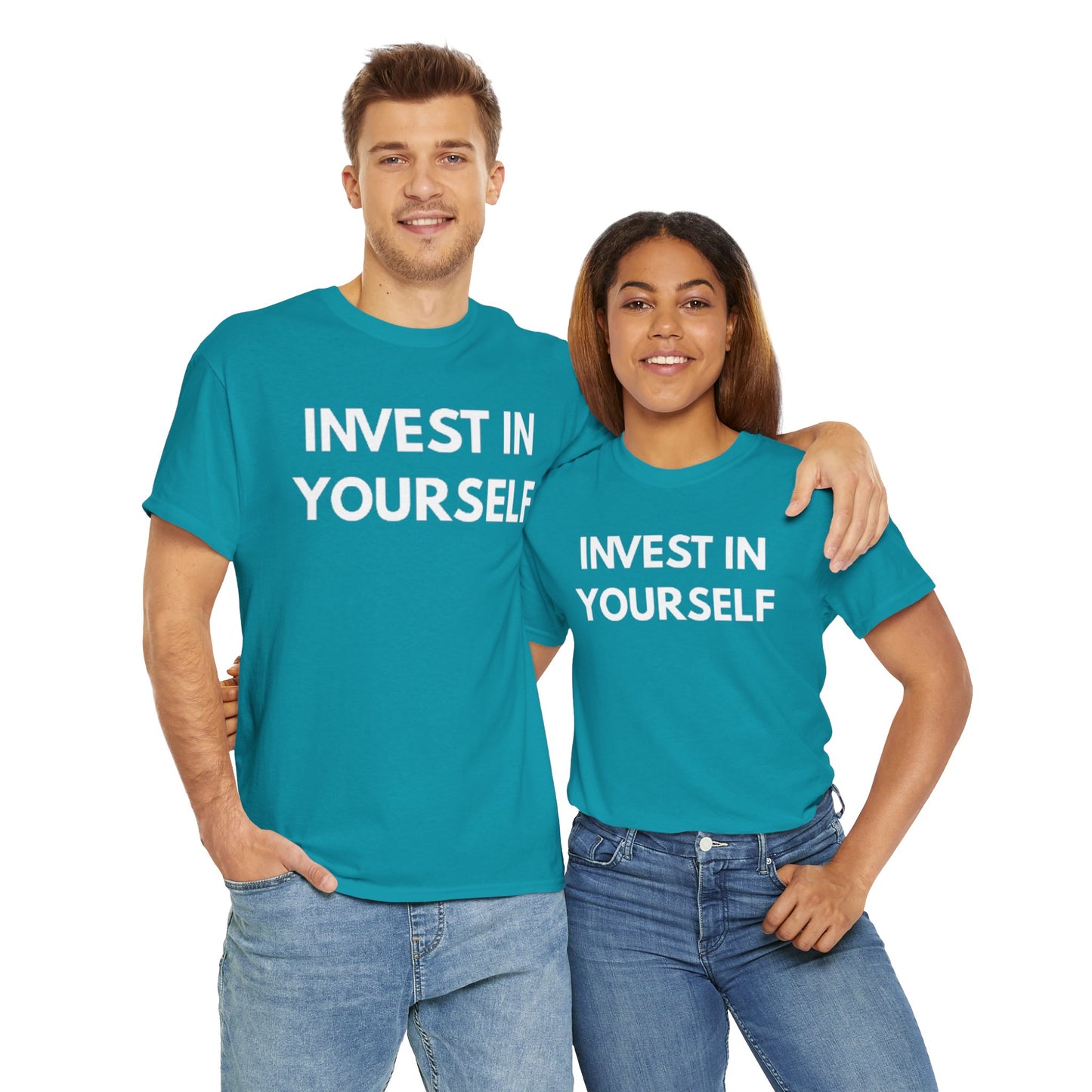 Empowering Message Tee - Invest in Yourself, Motivational Shirt, Unisex Cotton Tee, Gift for Entrepreneurs, Self-Care Apparel, Daily [...]