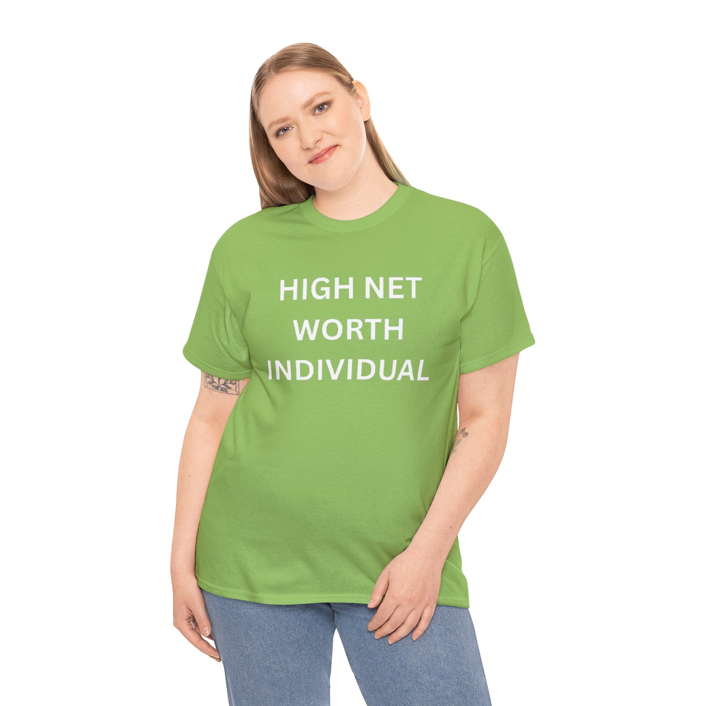 High Net Worth Individual Tee, Funny T-Shirt, Gift for Wealthy Friends, Casual Wear, Everyday Humor Shirt, Budget Friendly Style