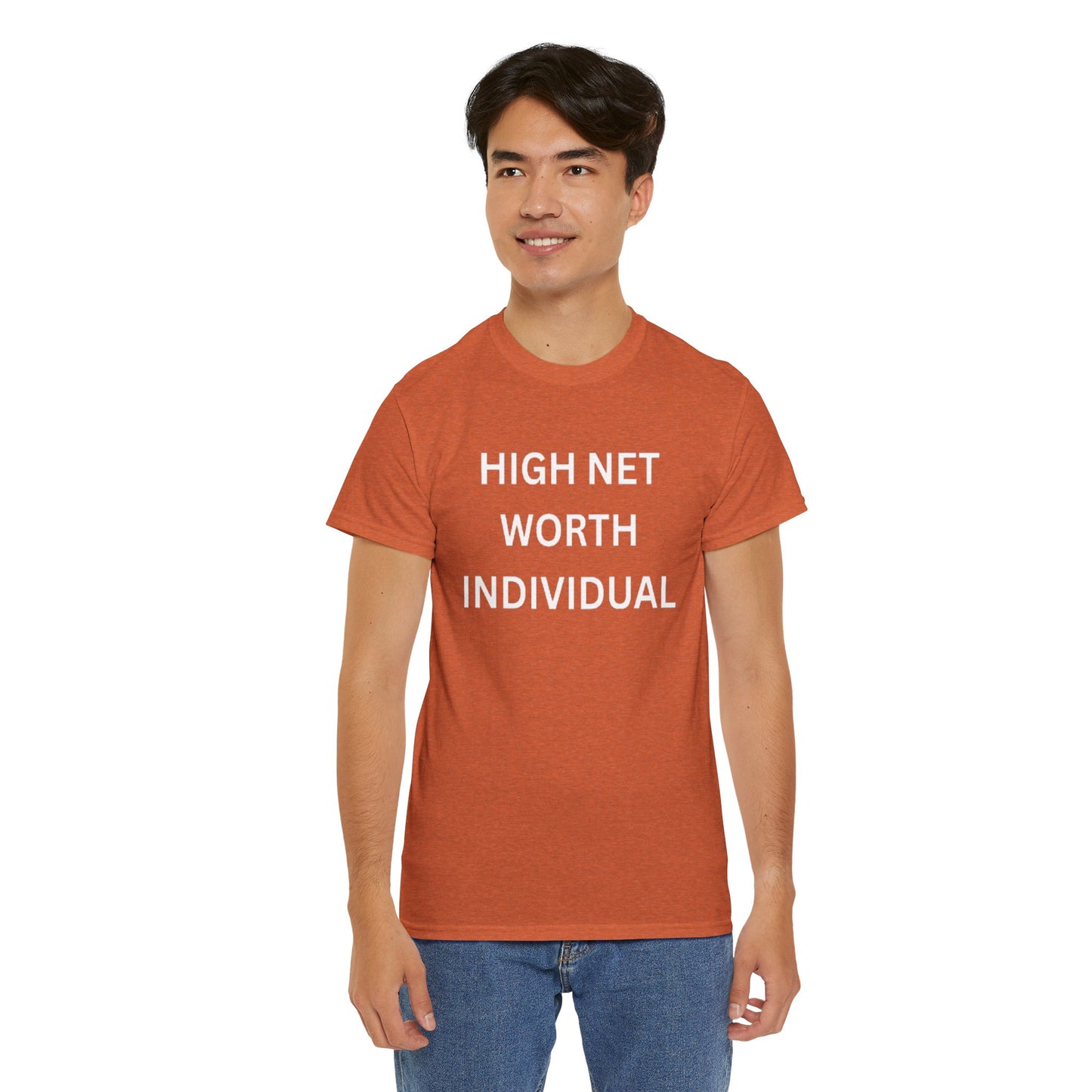 High Net Worth Individual Tee, Funny T-Shirt, Gift for Wealthy Friends, Casual Wear, Everyday Humor Shirt, Budget Friendly Style