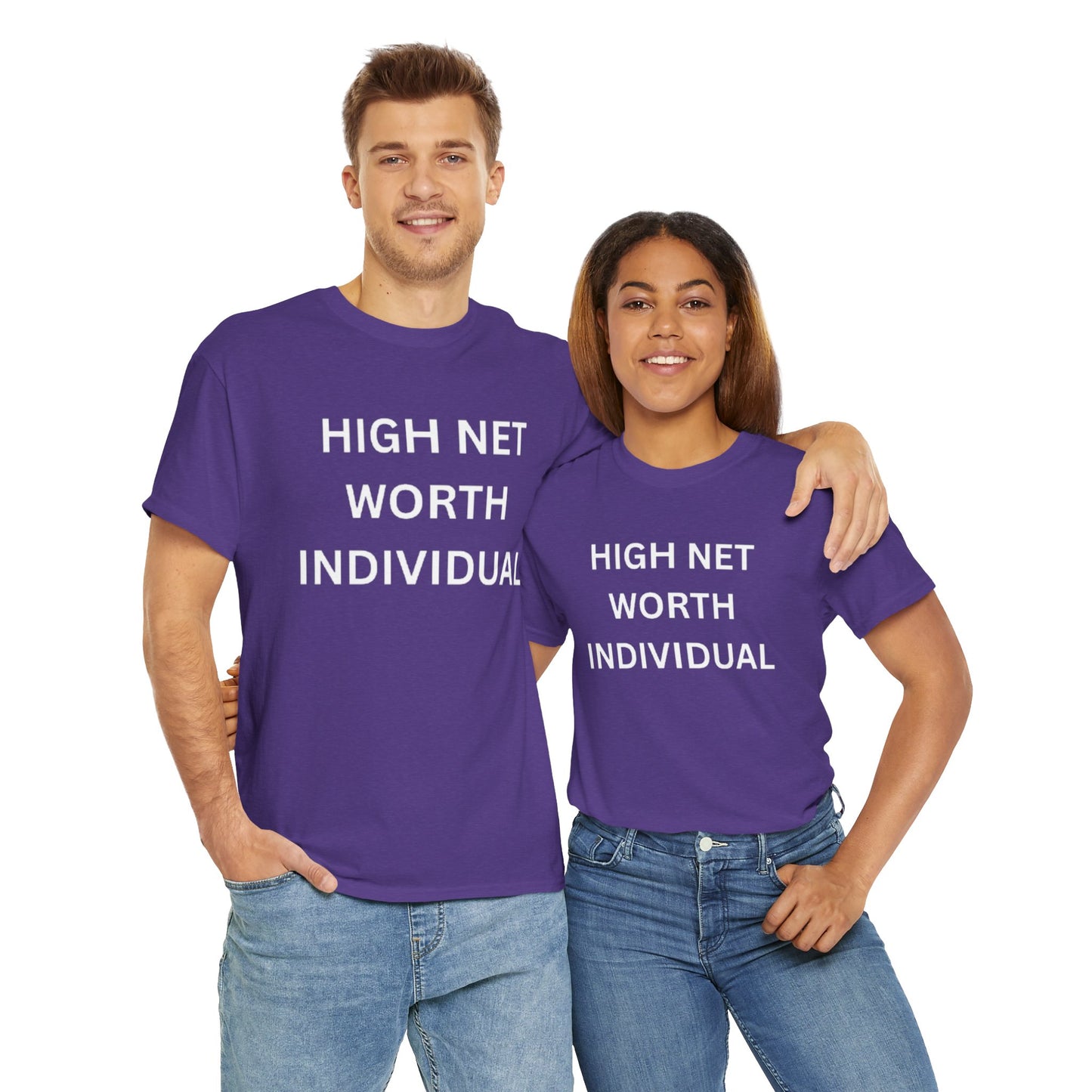 High Net Worth Individual Tee, Funny T-Shirt, Gift for Wealthy Friends, Casual Wear, Everyday Humor Shirt, Budget Friendly Style