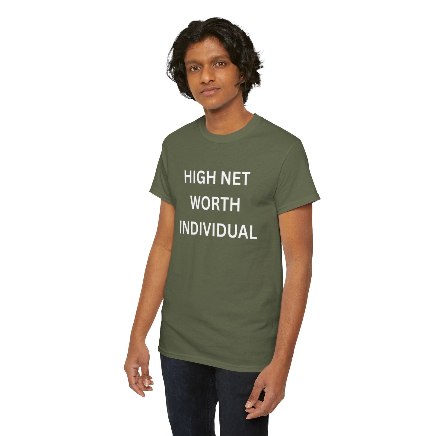 High Net Worth Individual Tee, Funny T-Shirt, Gift for Wealthy Friends, Casual Wear, Everyday Humor Shirt, Budget Friendly Style