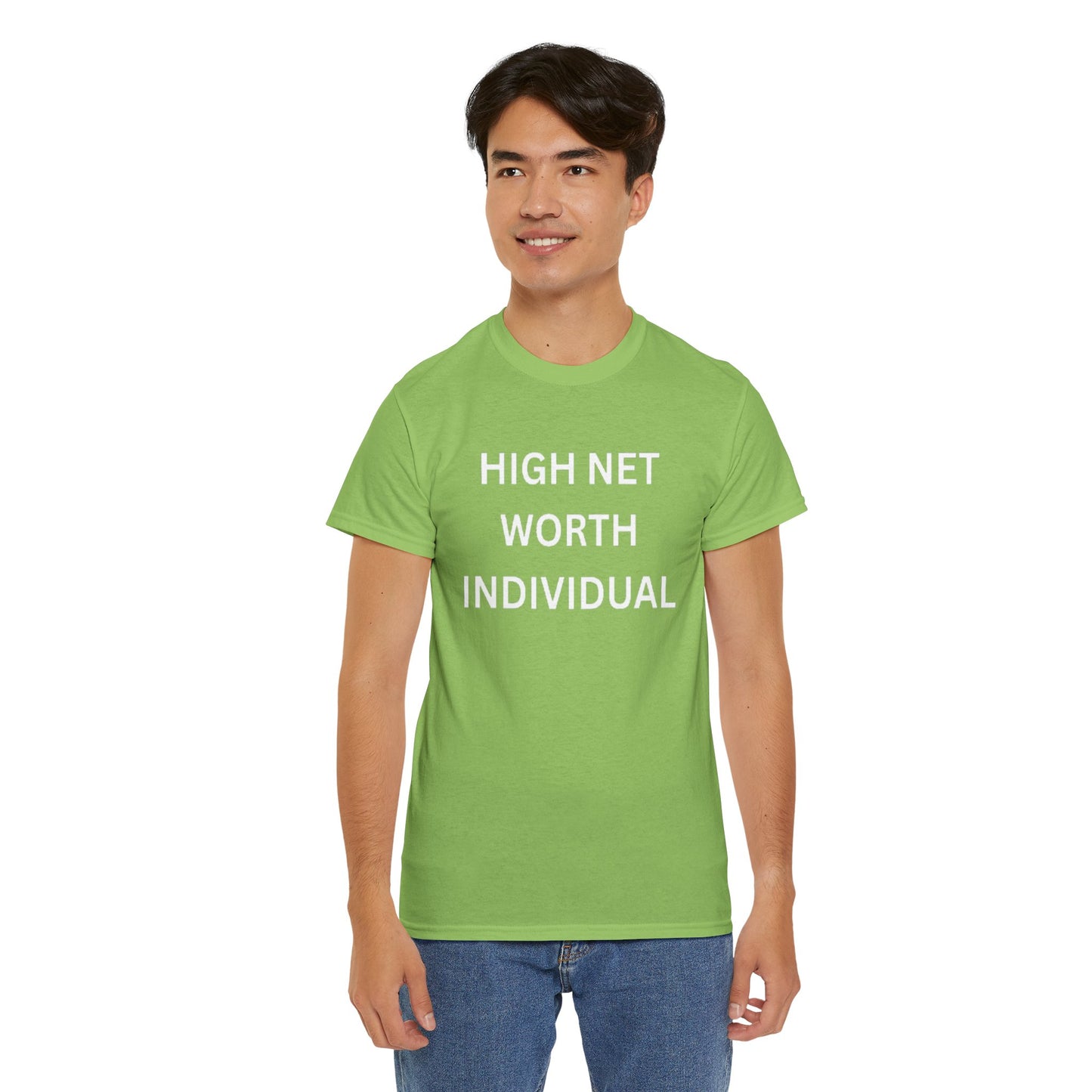 High Net Worth Individual Tee, Funny T-Shirt, Gift for Wealthy Friends, Casual Wear, Everyday Humor Shirt, Budget Friendly Style