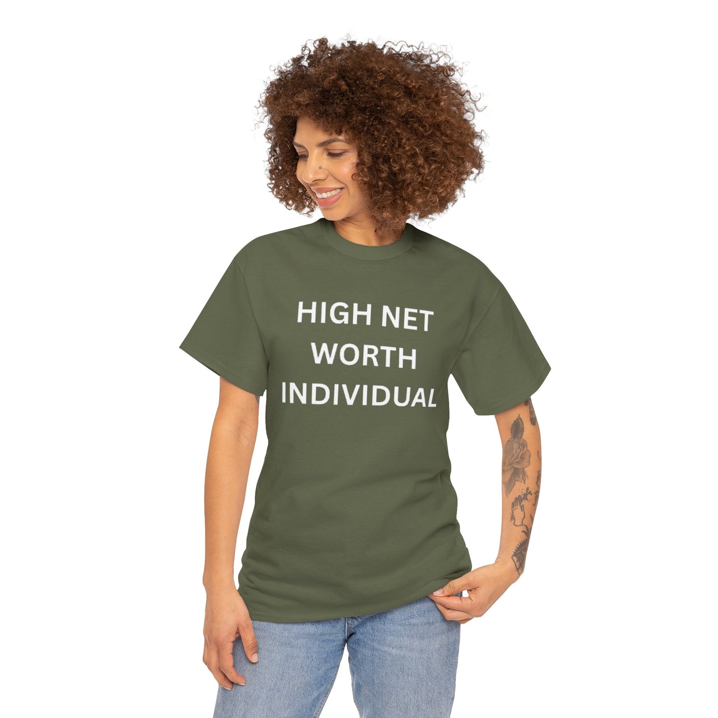 High Net Worth Individual Tee, Funny T-Shirt, Gift for Wealthy Friends, Casual Wear, Everyday Humor Shirt, Budget Friendly Style