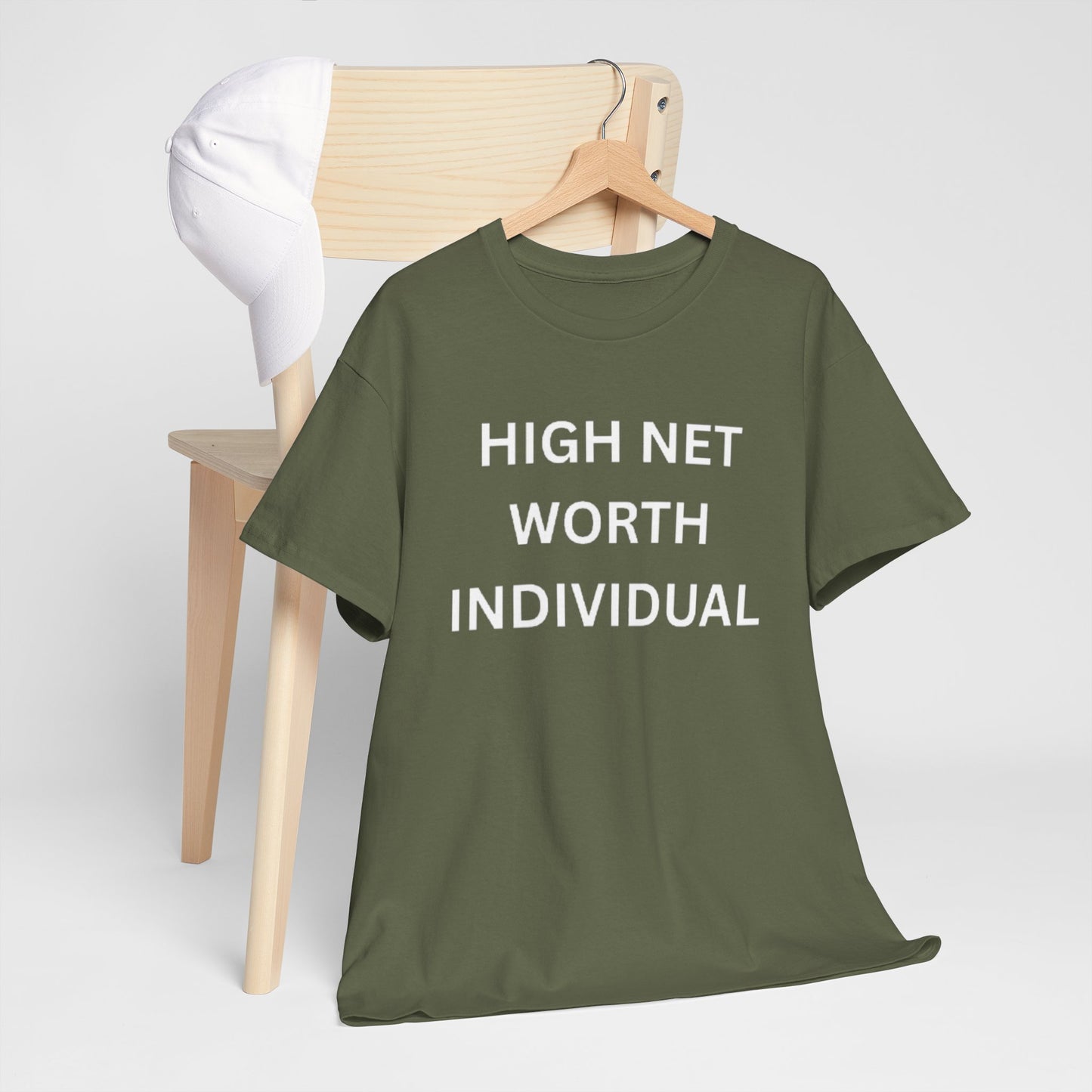 High Net Worth Individual Tee, Funny T-Shirt, Gift for Wealthy Friends, Casual Wear, Everyday Humor Shirt, Budget Friendly Style