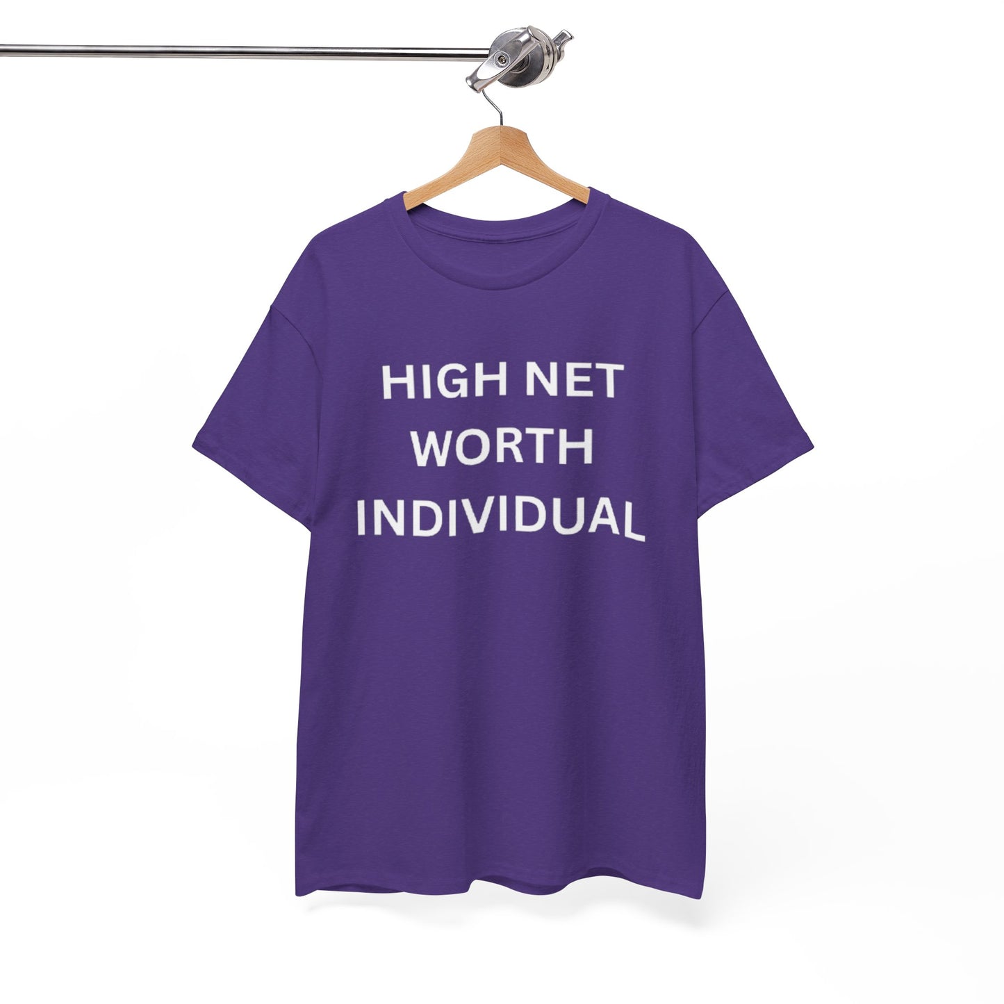 High Net Worth Individual Tee, Funny T-Shirt, Gift for Wealthy Friends, Casual Wear, Everyday Humor Shirt, Budget Friendly Style