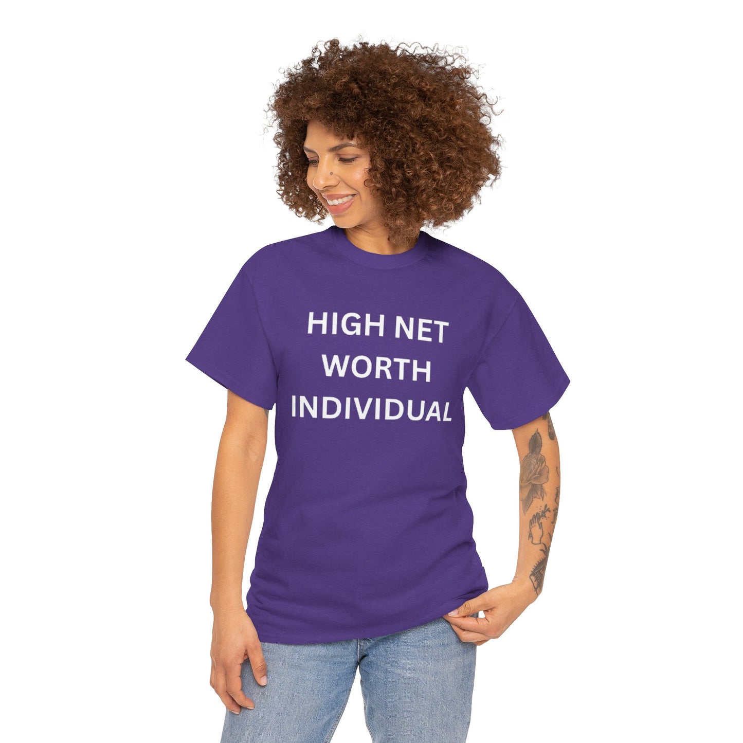 High Net Worth Individual Tee, Funny T-Shirt, Gift for Wealthy Friends, Casual Wear, Everyday Humor Shirt, Budget Friendly Style
