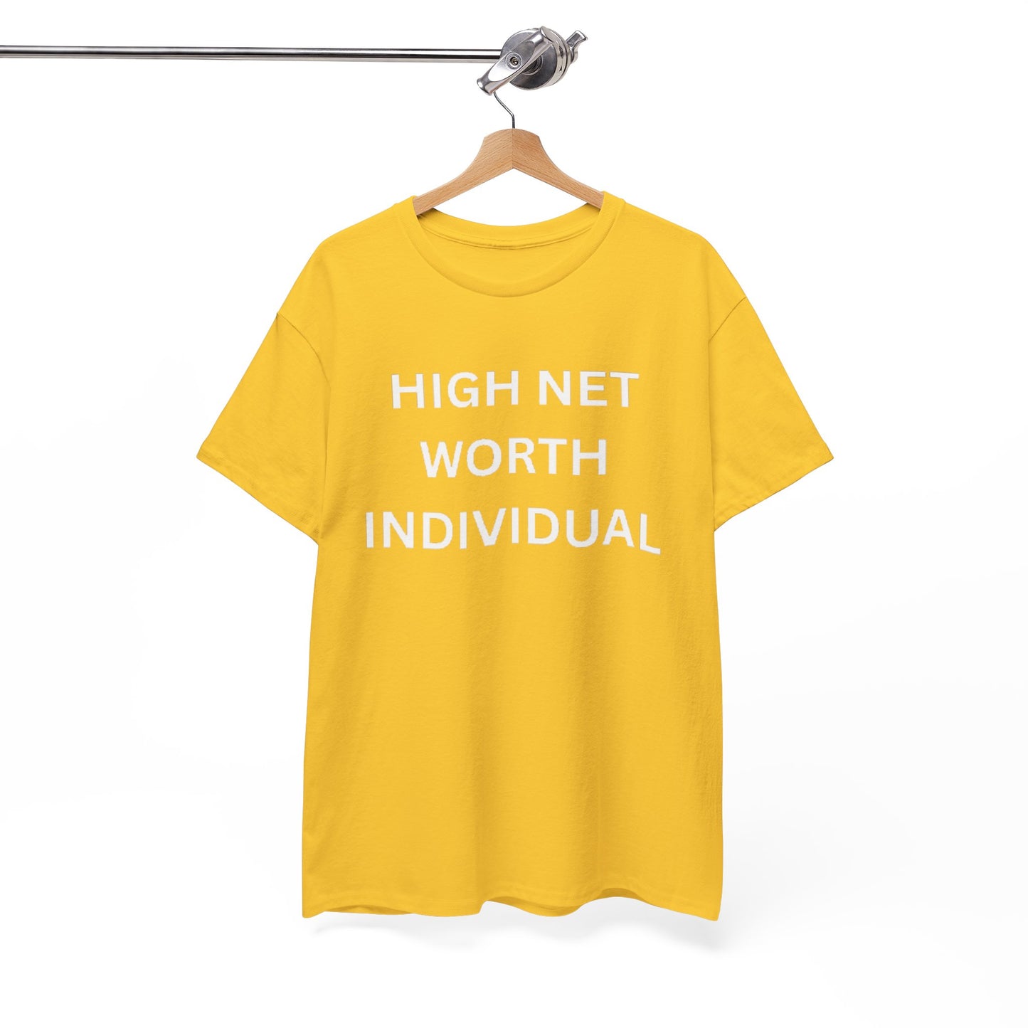 High Net Worth Individual Tee, Funny T-Shirt, Gift for Wealthy Friends, Casual Wear, Everyday Humor Shirt, Budget Friendly Style