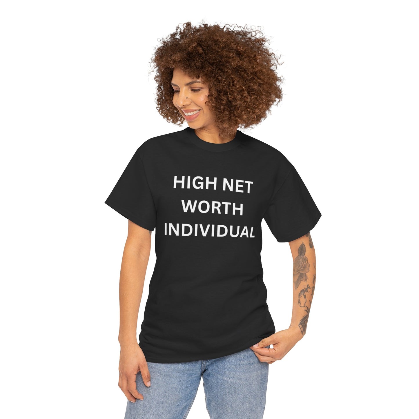 High Net Worth Individual Tee, Funny T-Shirt, Gift for Wealthy Friends, Casual Wear, Everyday Humor Shirt, Budget Friendly Style