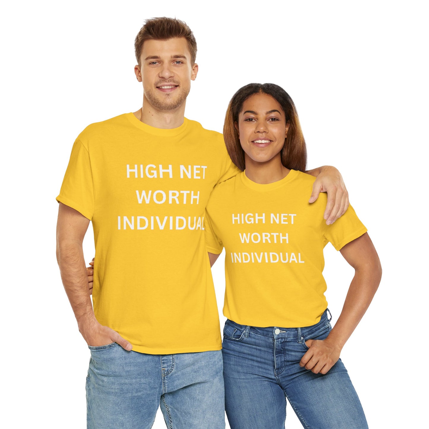 High Net Worth Individual Tee, Funny T-Shirt, Gift for Wealthy Friends, Casual Wear, Everyday Humor Shirt, Budget Friendly Style